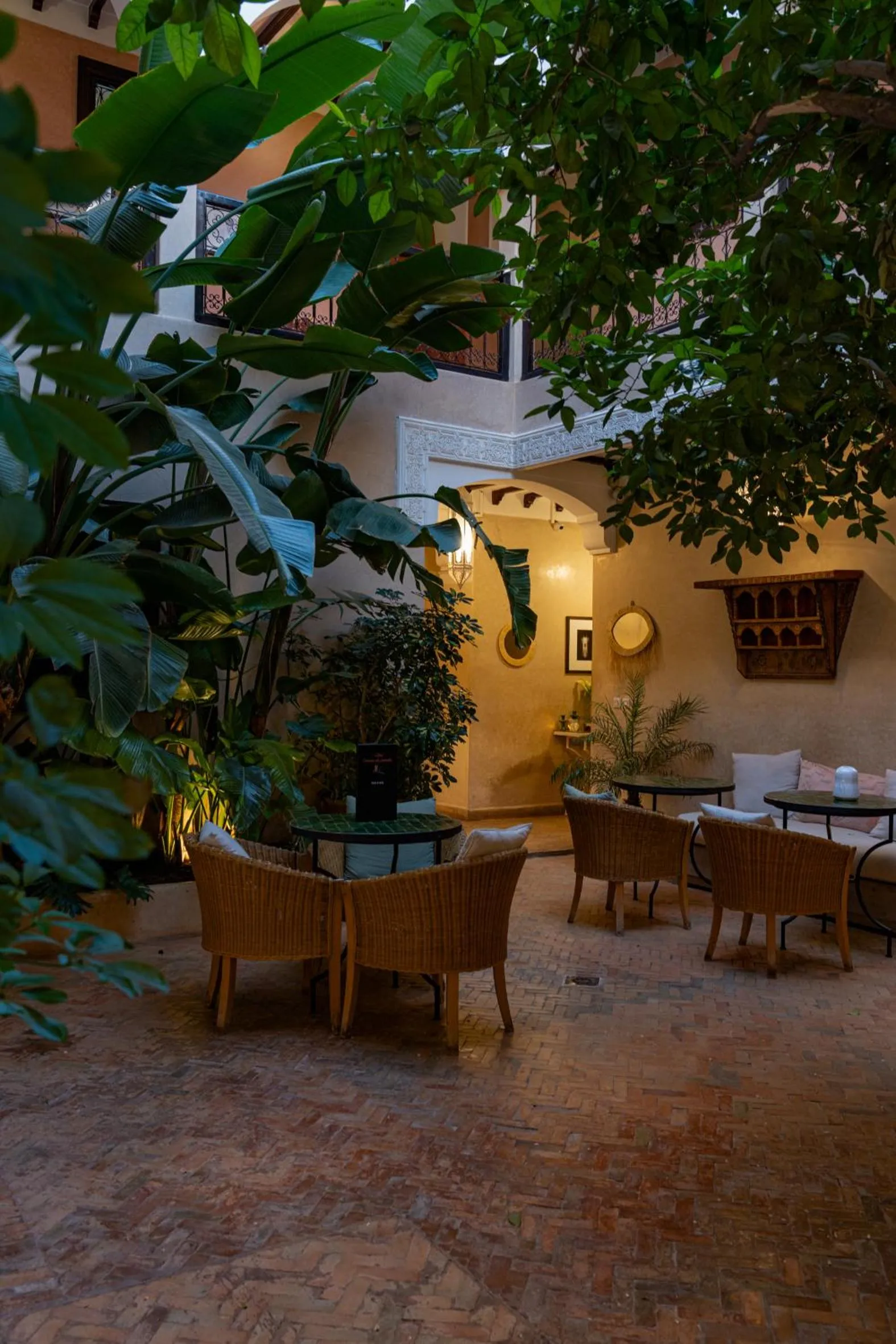 Patio in Riad l'Oiseau du Paradis