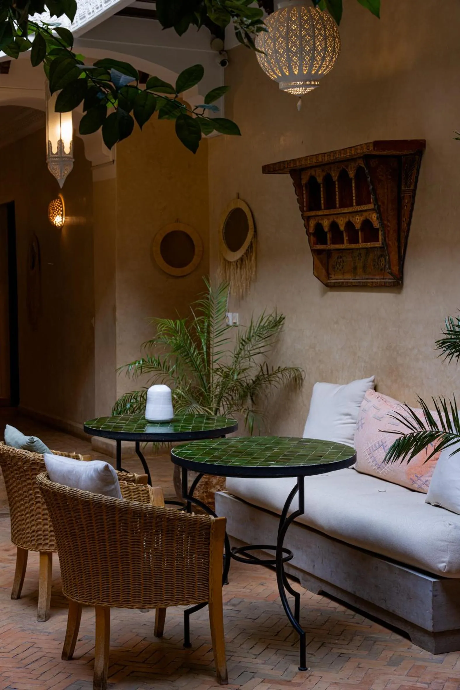 Patio in Riad l'Oiseau du Paradis