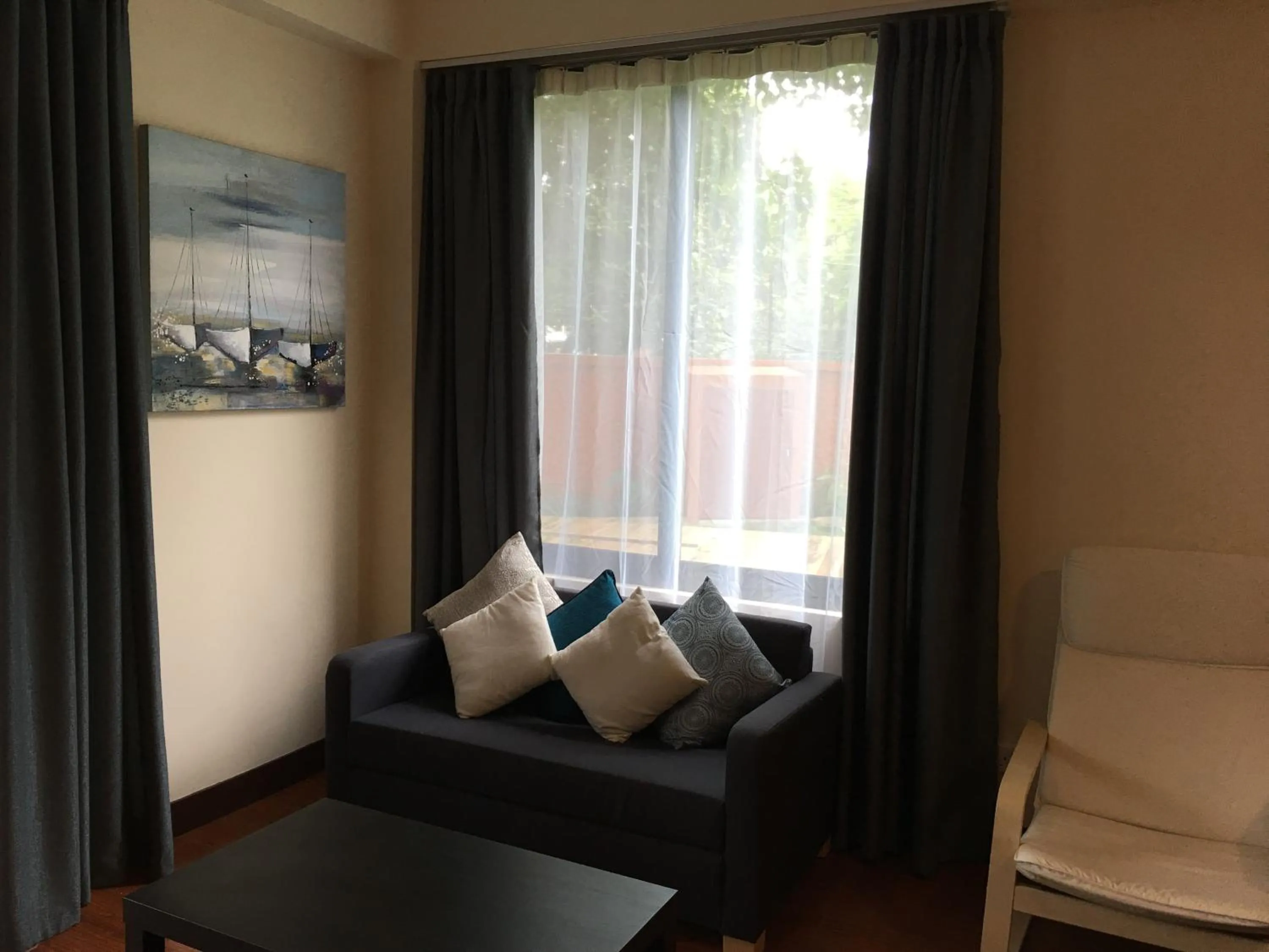 Living room in Fig Tree Residences