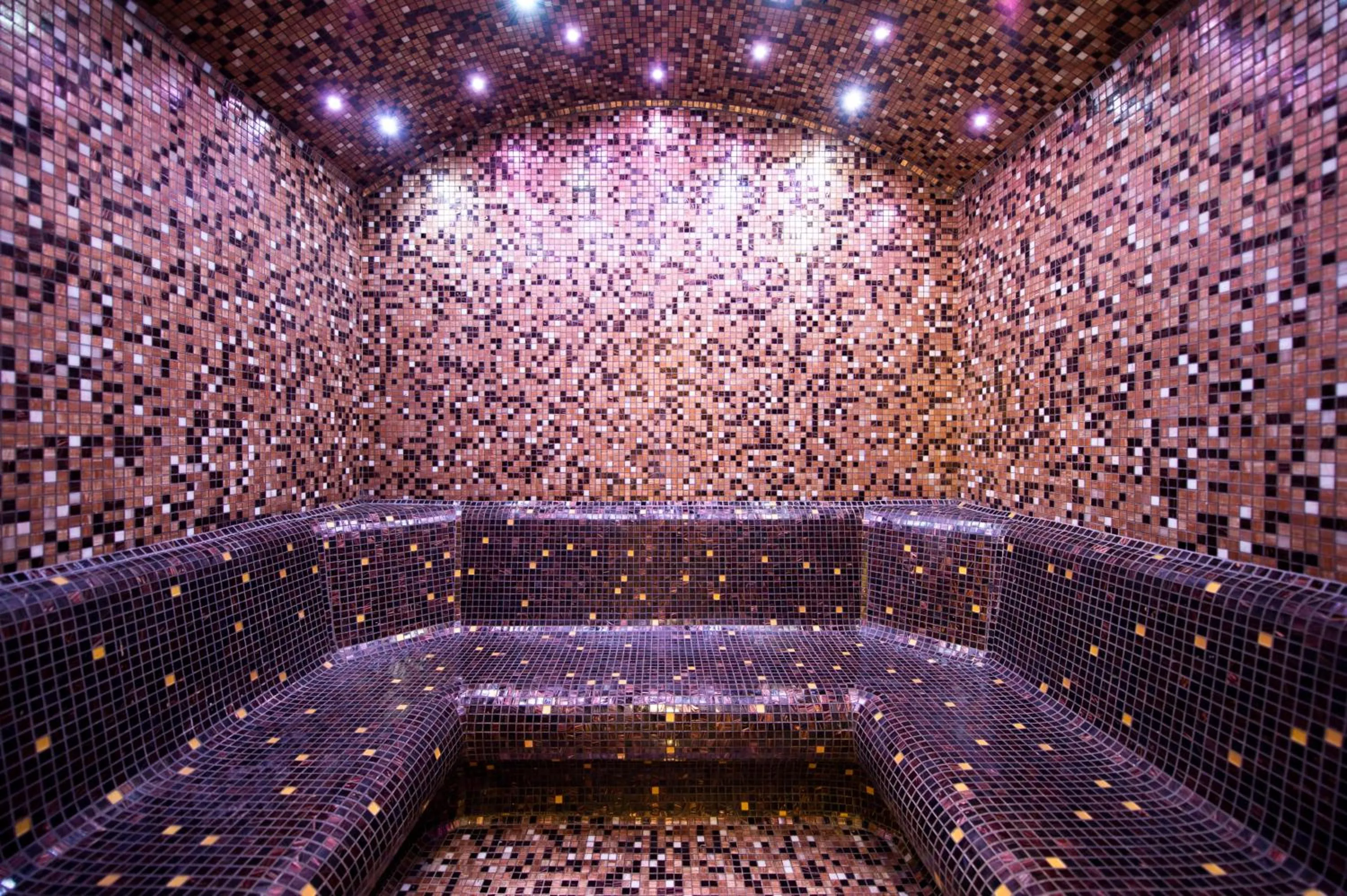 Steam room in Amsterdam Hotel