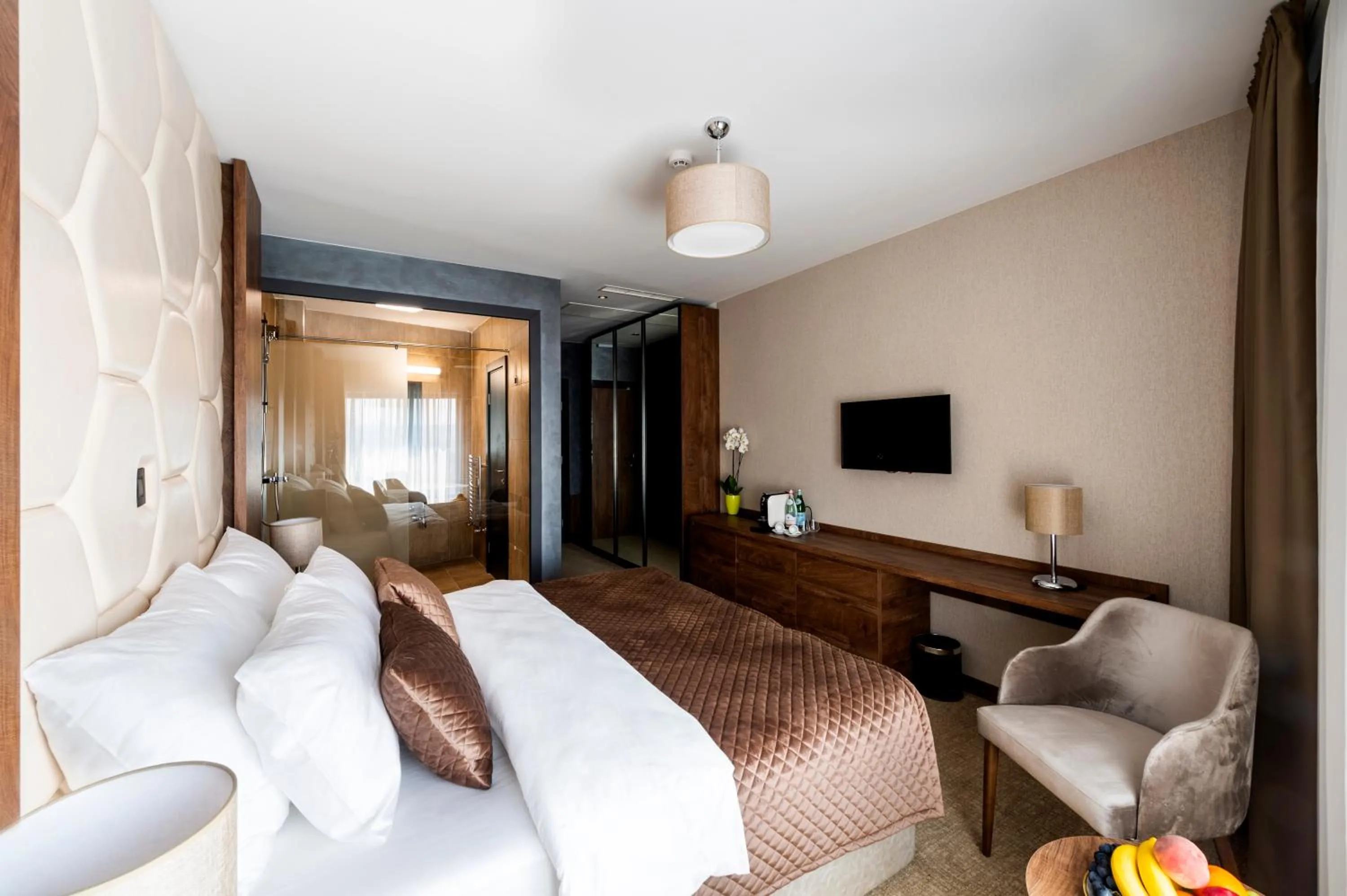 Bed in Amsterdam Hotel