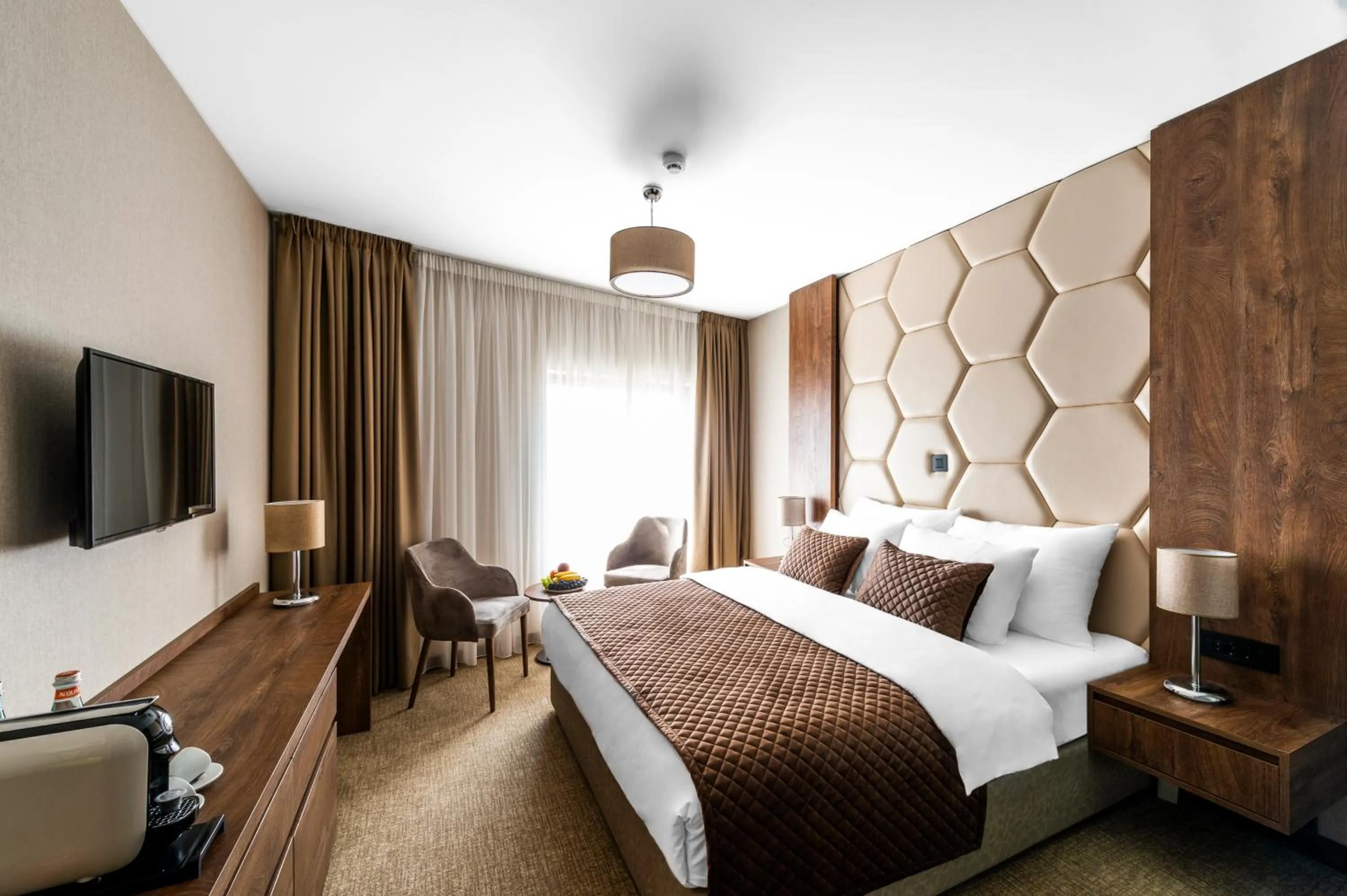 Bed in Amsterdam Hotel