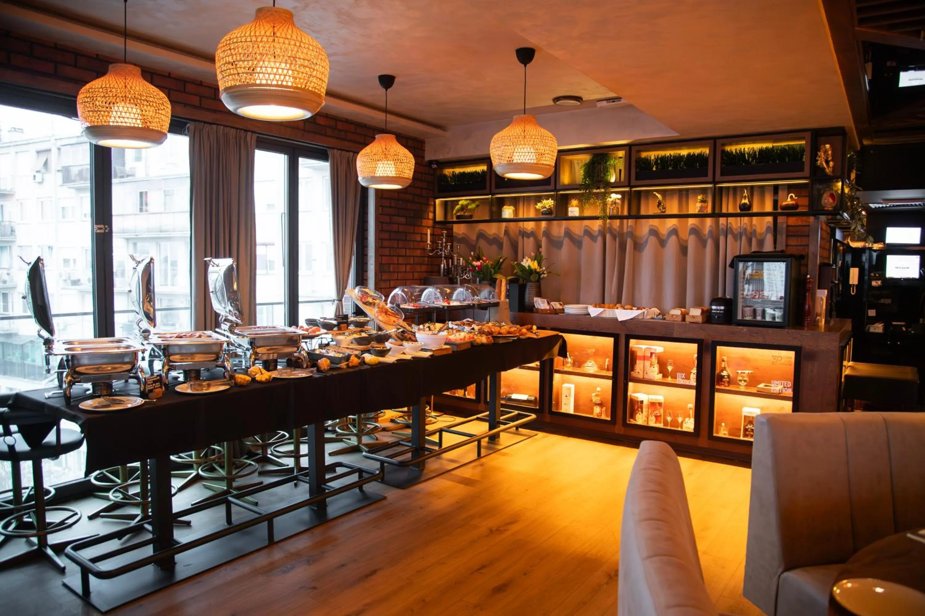 Buffet breakfast in Amsterdam Hotel