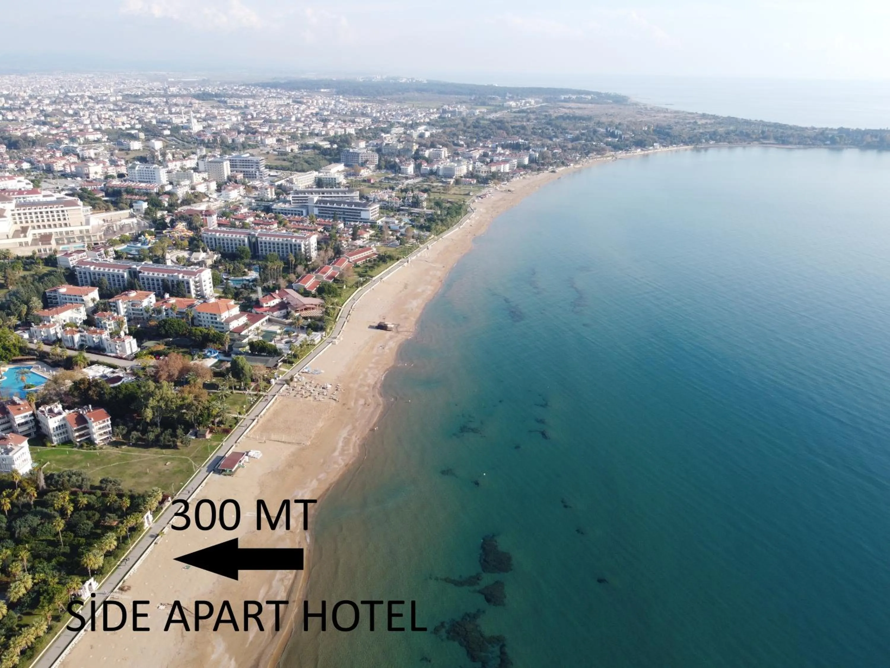 Bird's eye view in Side Apart Hotel