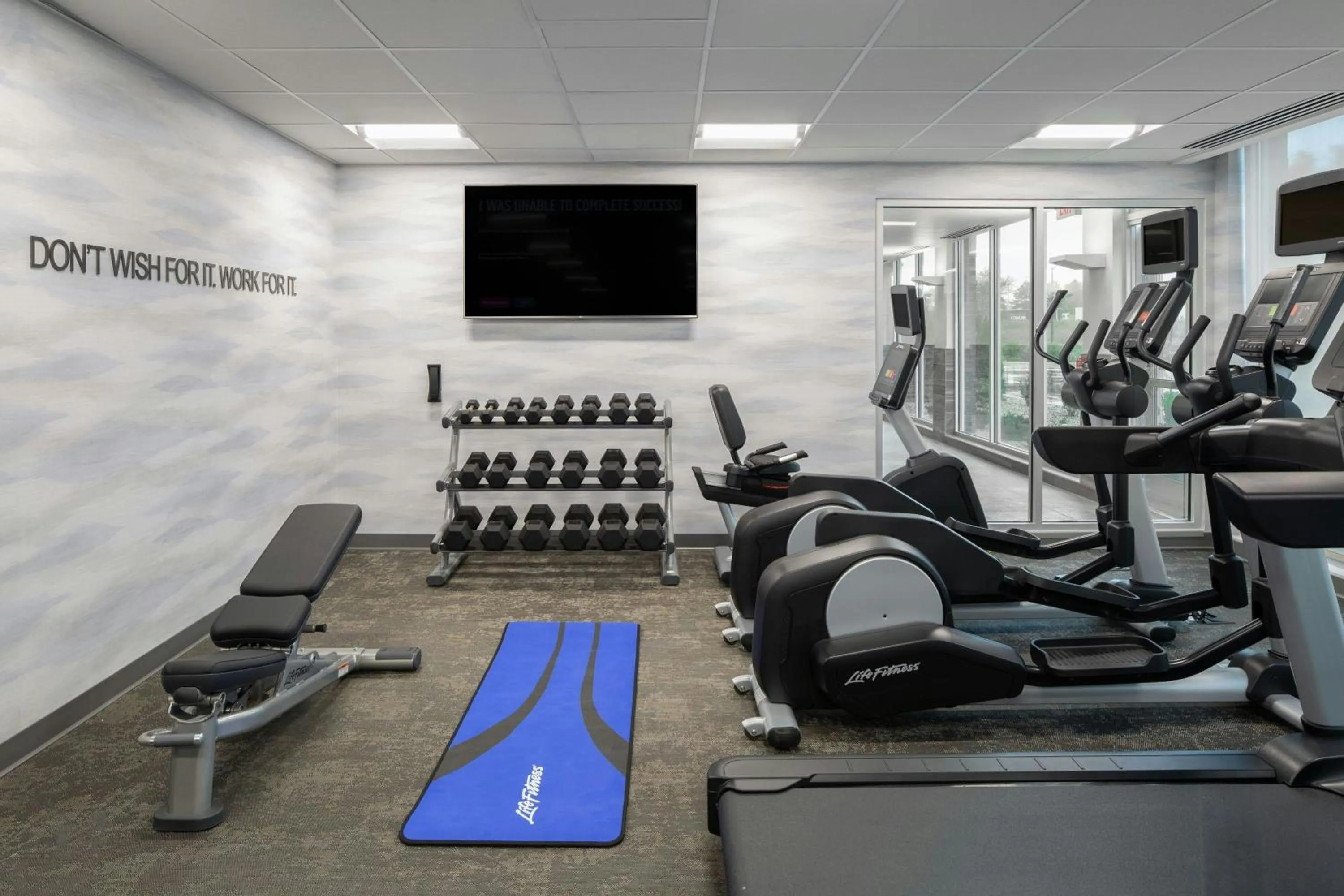 Fitness centre/facilities in Fairfield Inn & Suites by Marriott Kenosha Pleasant Prairie