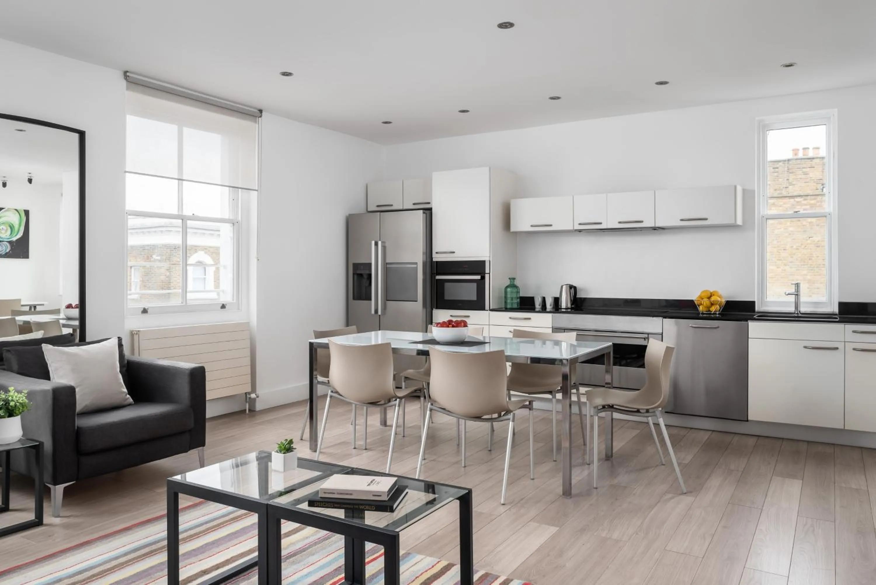 kitchen in Nevern Place by Supercity Aparthotels