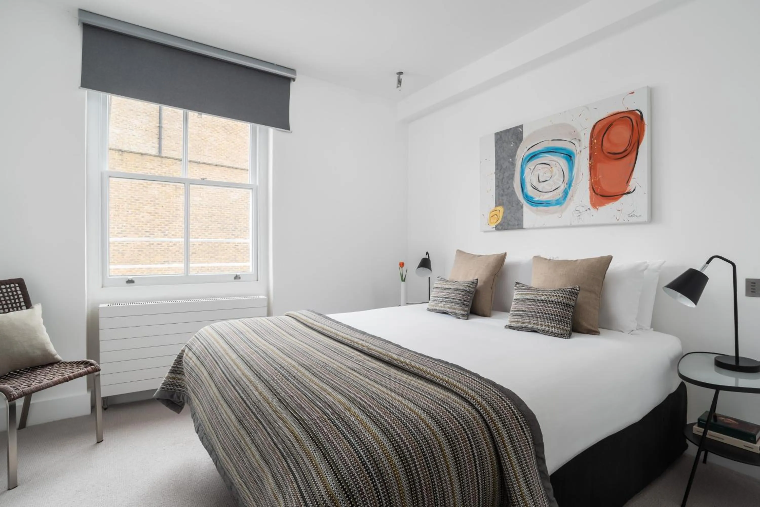 Bedroom, Bed in Nevern Place by Supercity Aparthotels