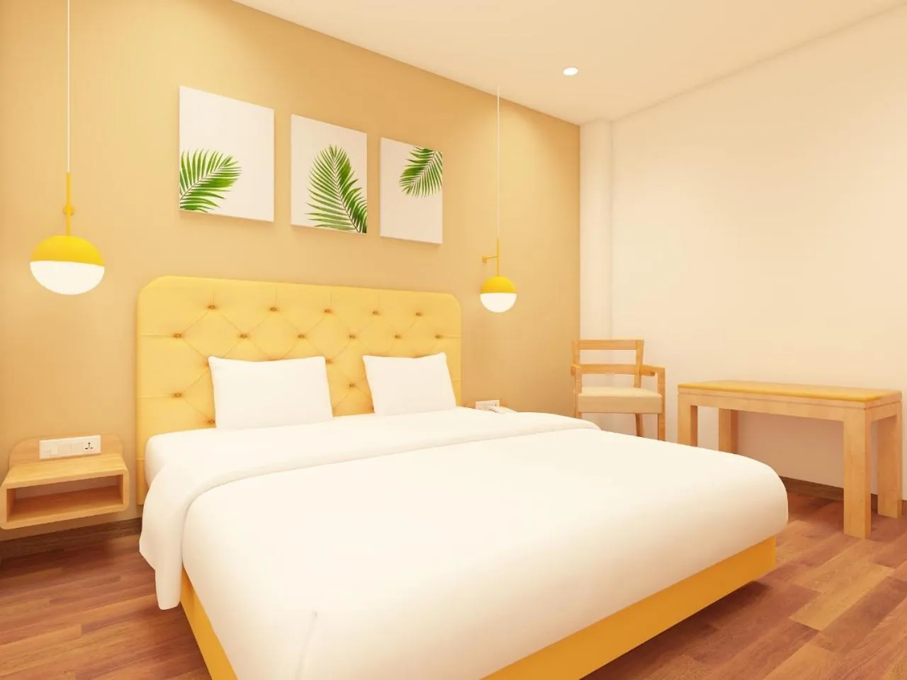 Bedroom, Bed in bloomrooms @ Janpath