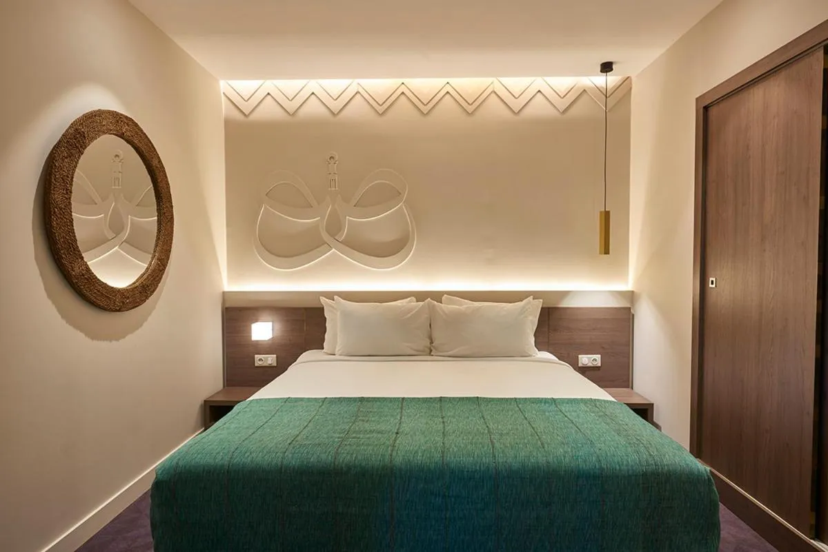 Decorative detail, Bed in M Suite Hotel