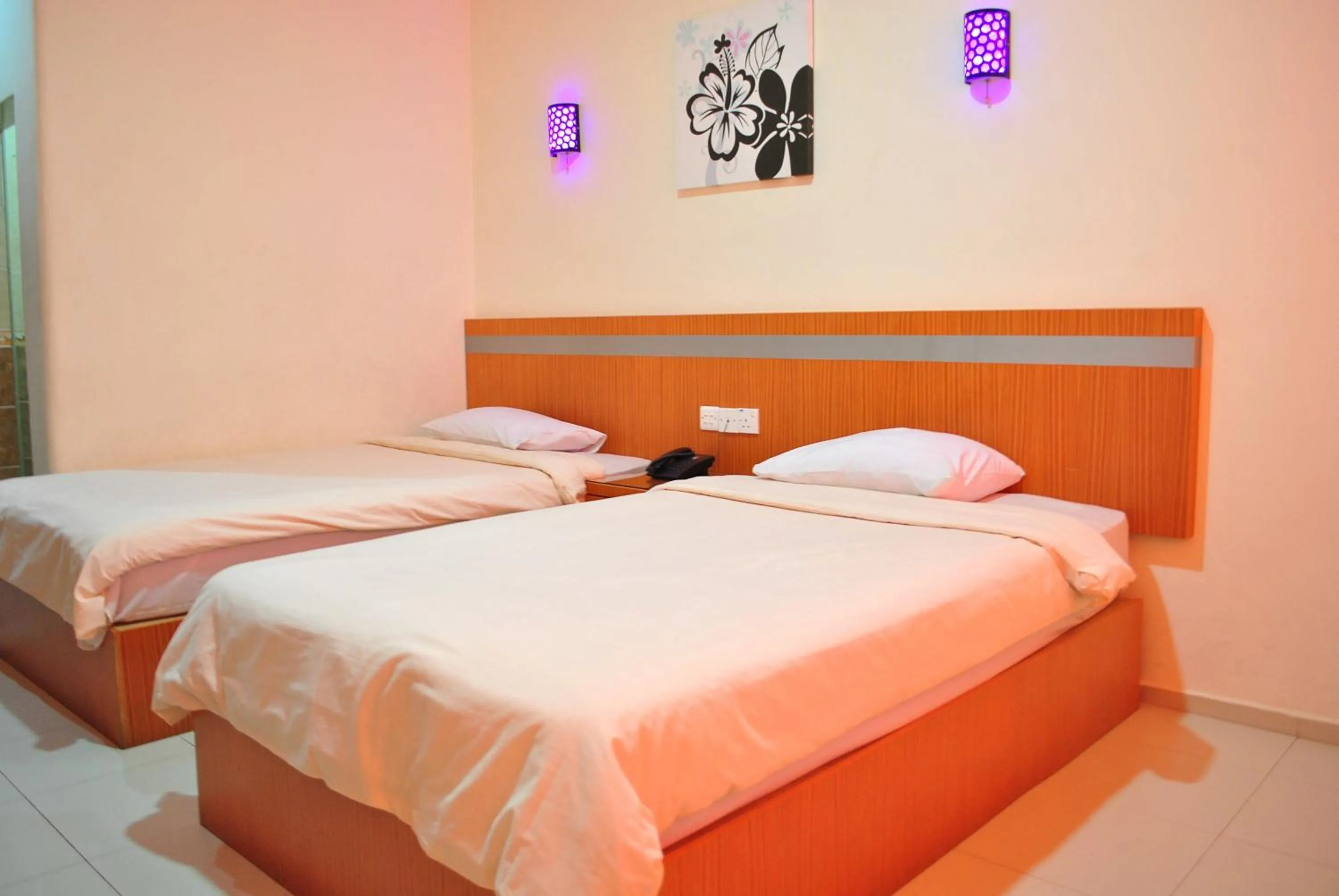 Bed in Hotel Panorama