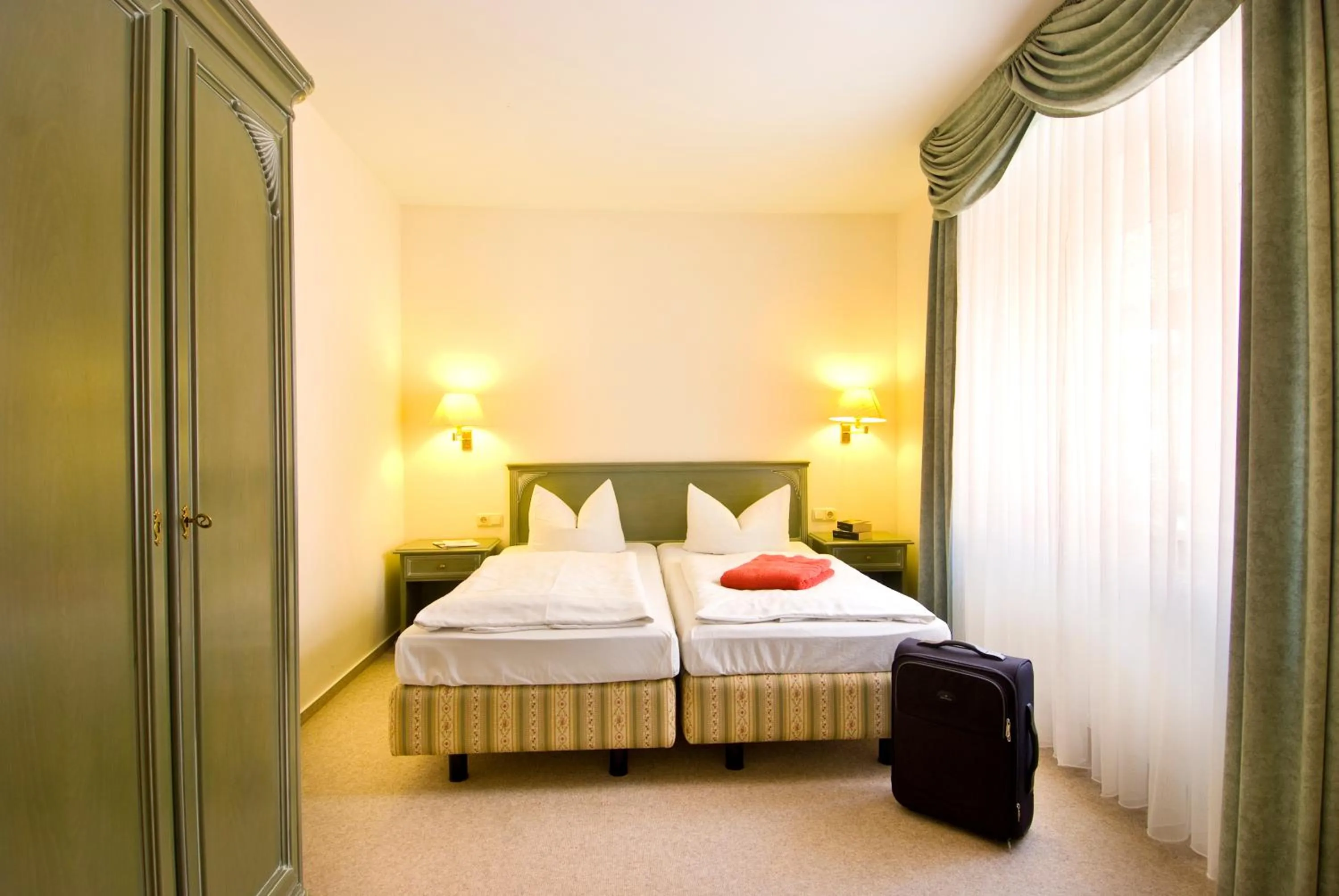 Bed in Pension Kühne