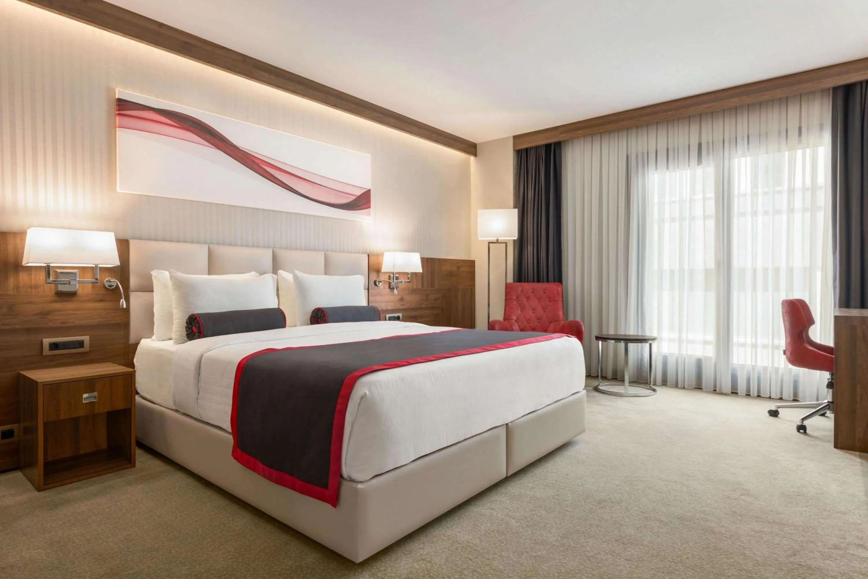 Photo of the whole room, Bed in Ramada by Wyndham Beylikduzu