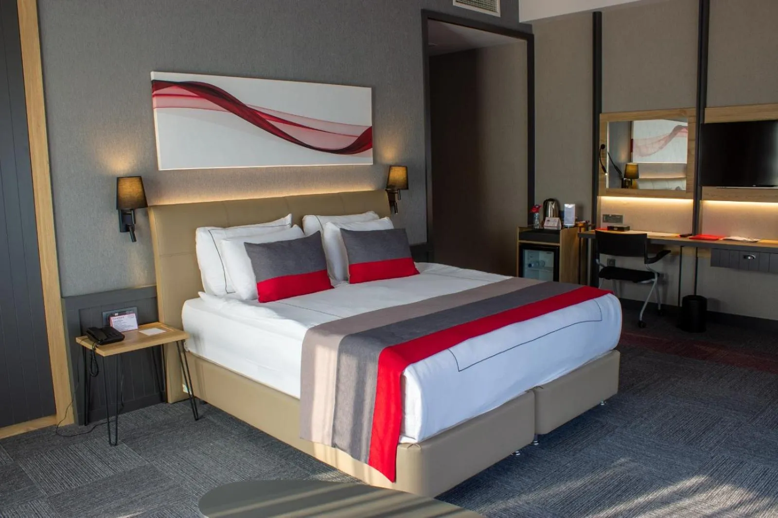 Bedroom, Bed in Ramada By Wyndham Tire