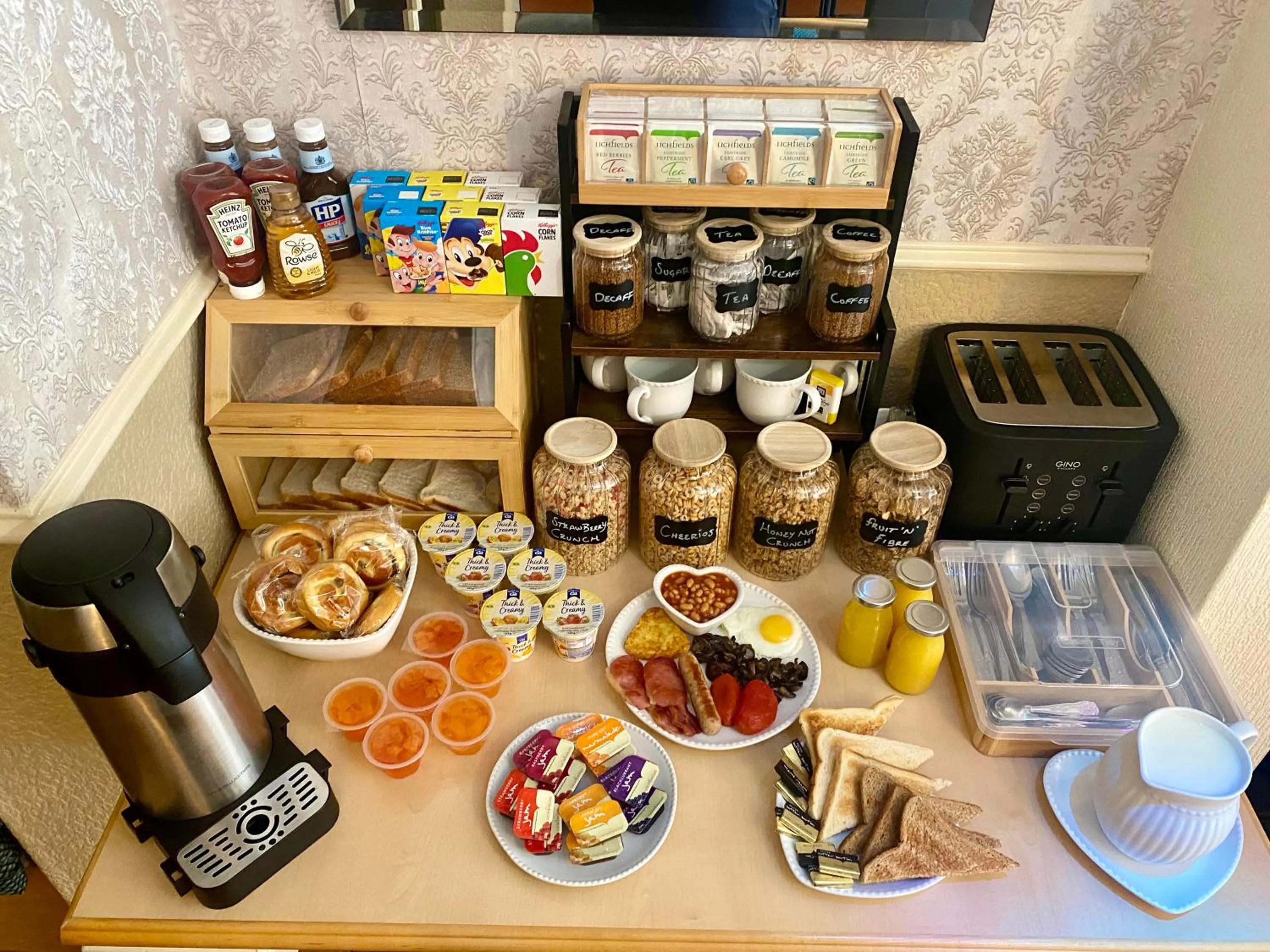 Continental breakfast in The Libra - Adults Only B&B with guaranteed carpark