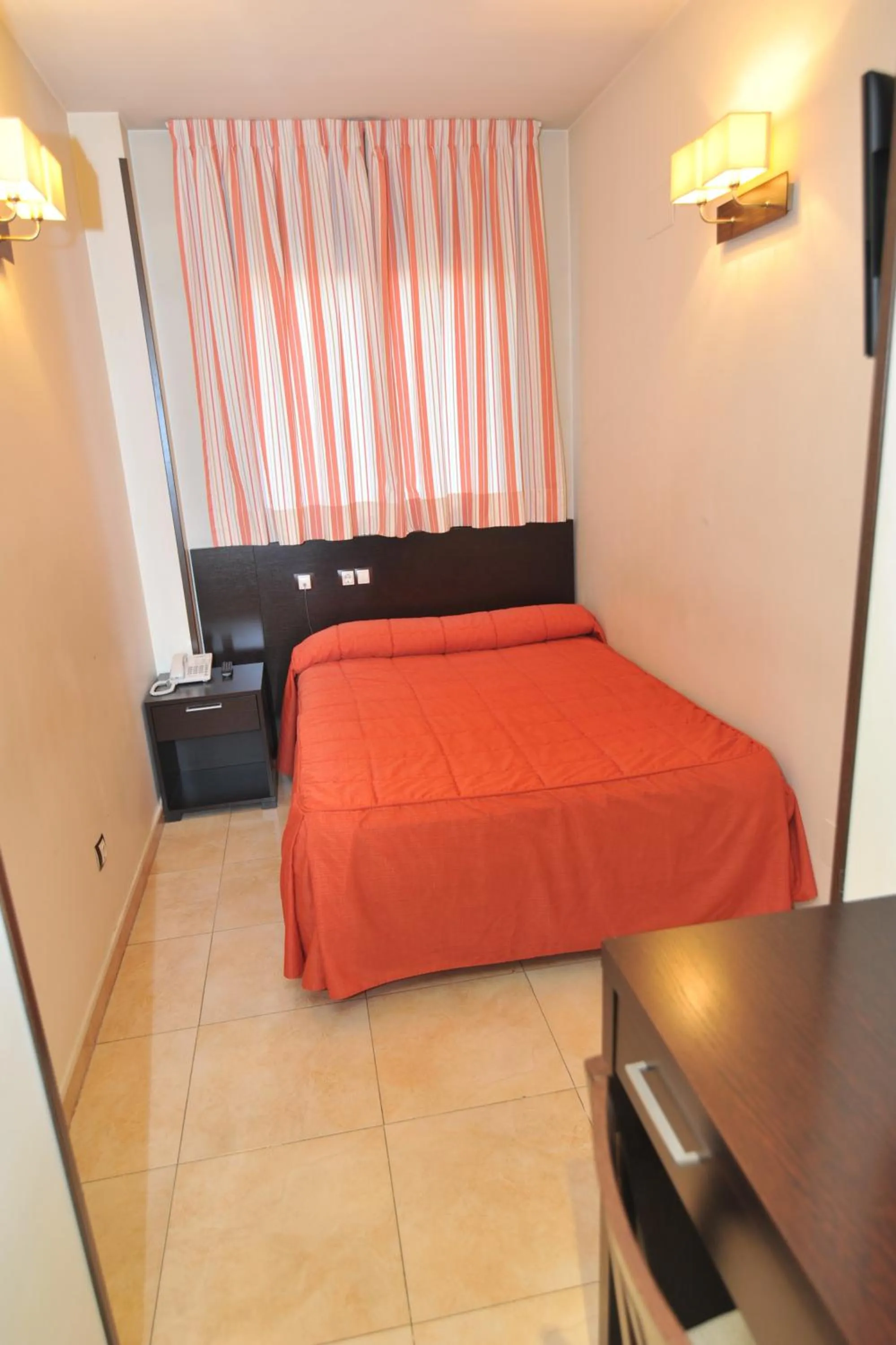 Decorative detail, Bed in Hostal Goyma III