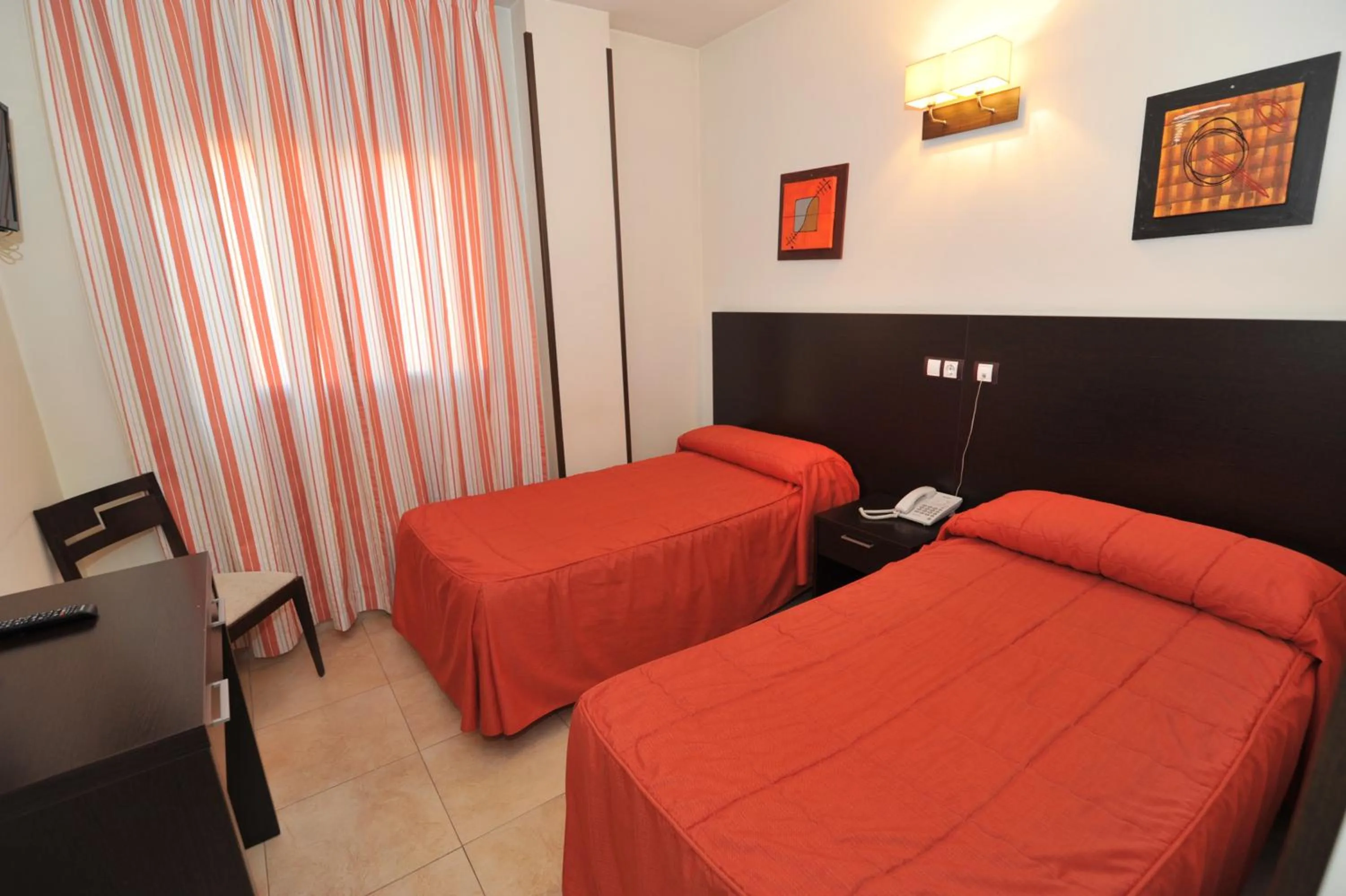 Decorative detail, Bed in Hostal Goyma III