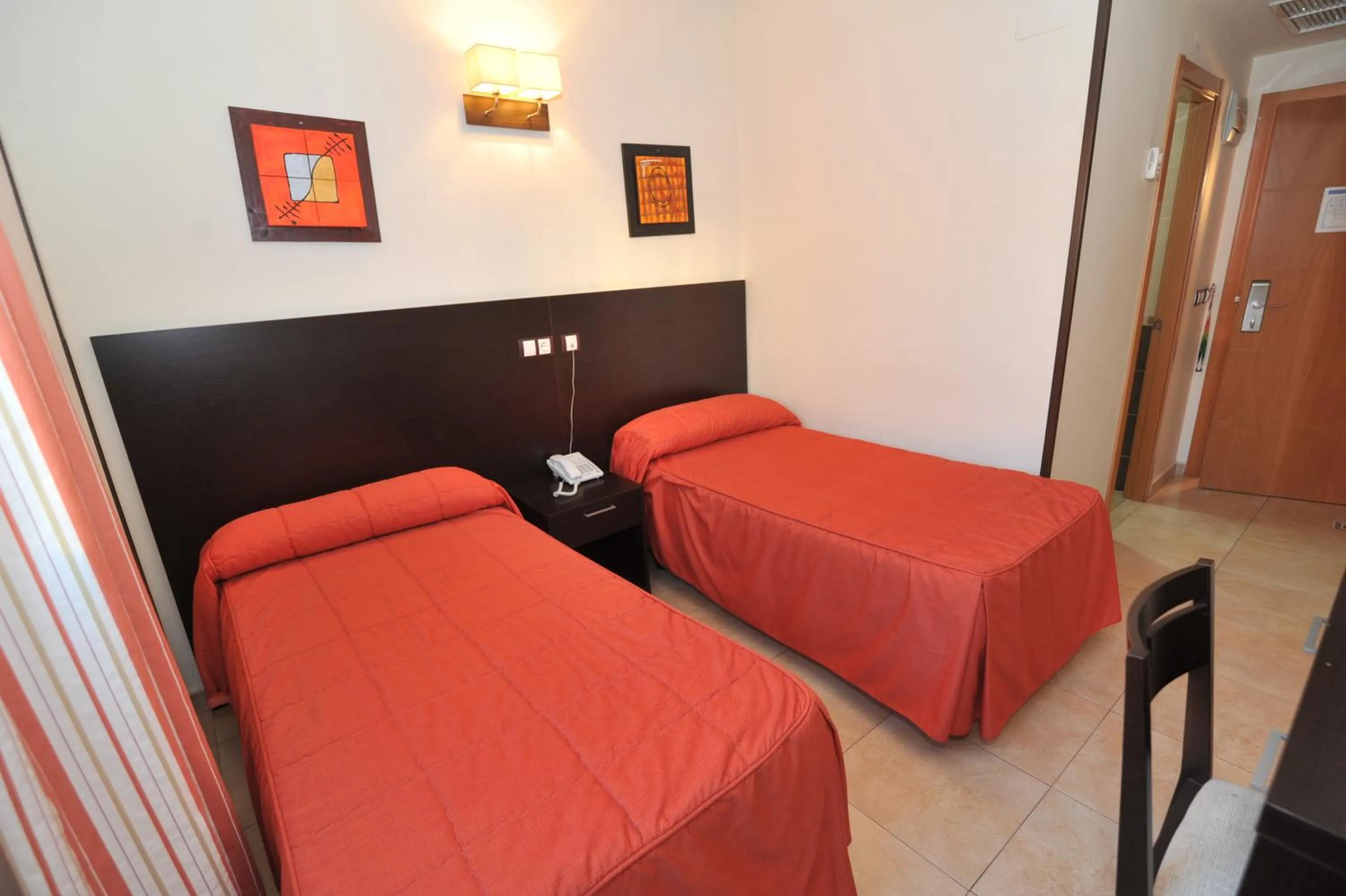 Decorative detail, Bed in Hostal Goyma III