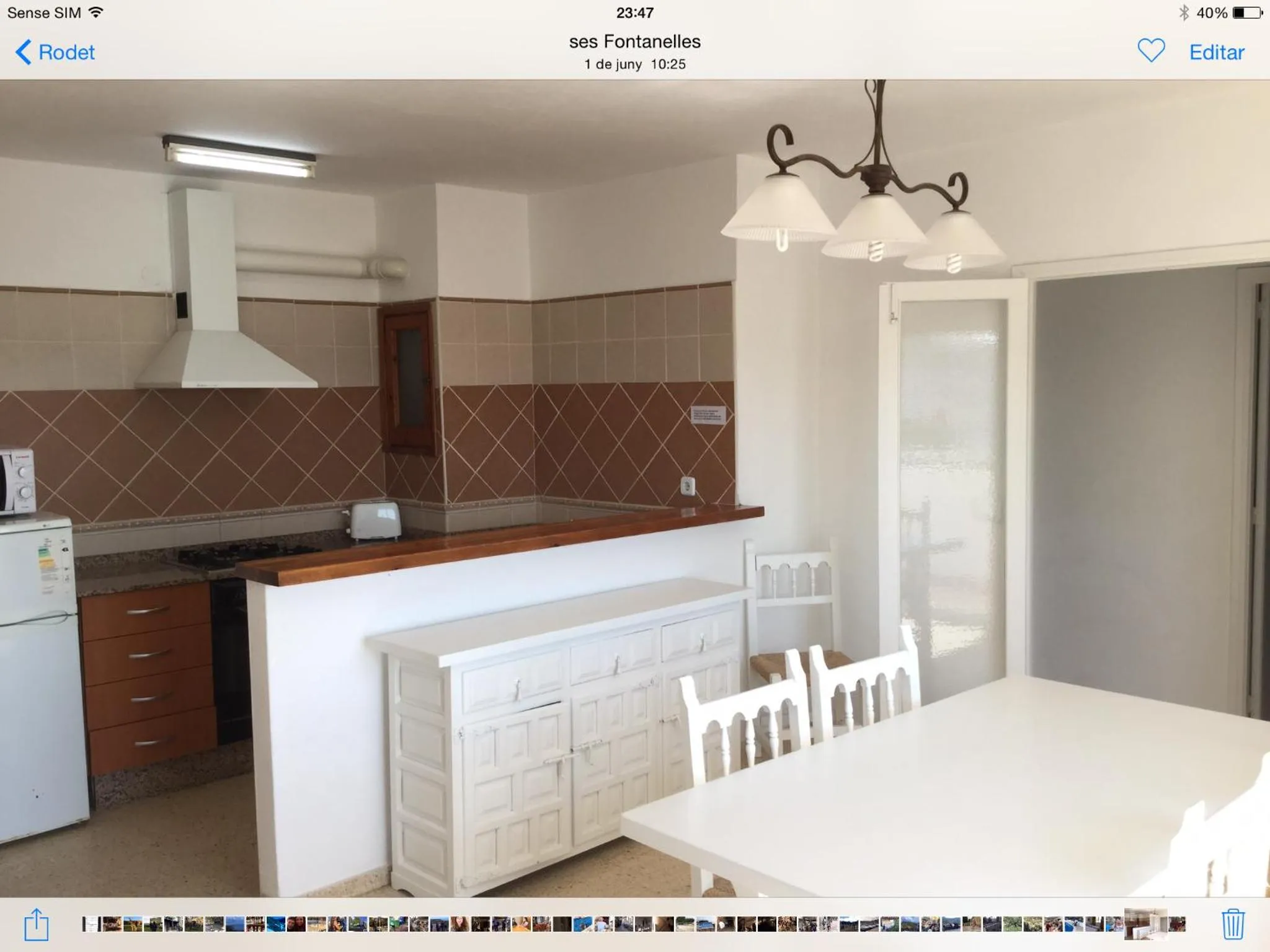 Dining area in Apartamentos Alba