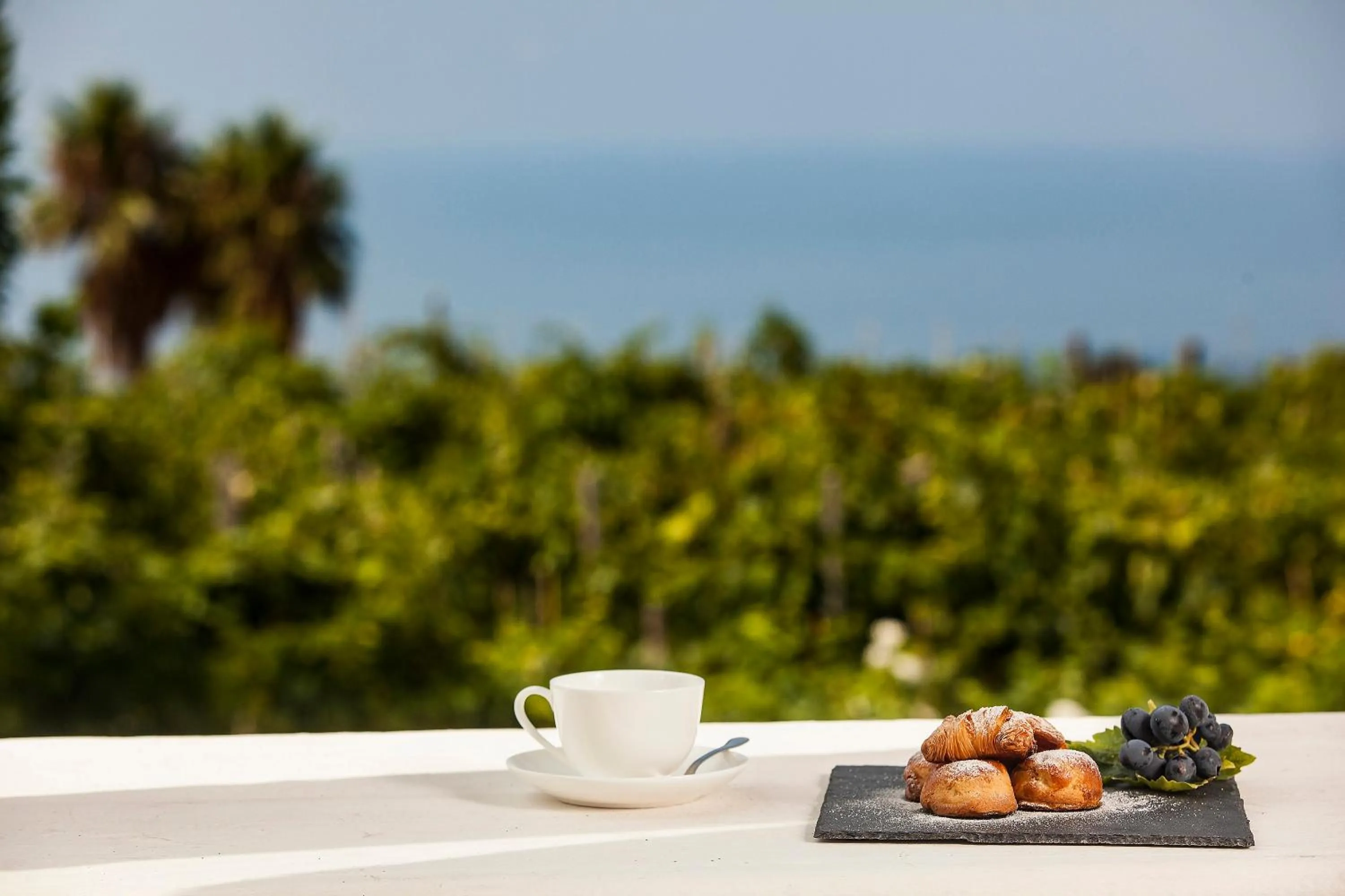 Italian breakfast in Tenuta Del Poggio Antico