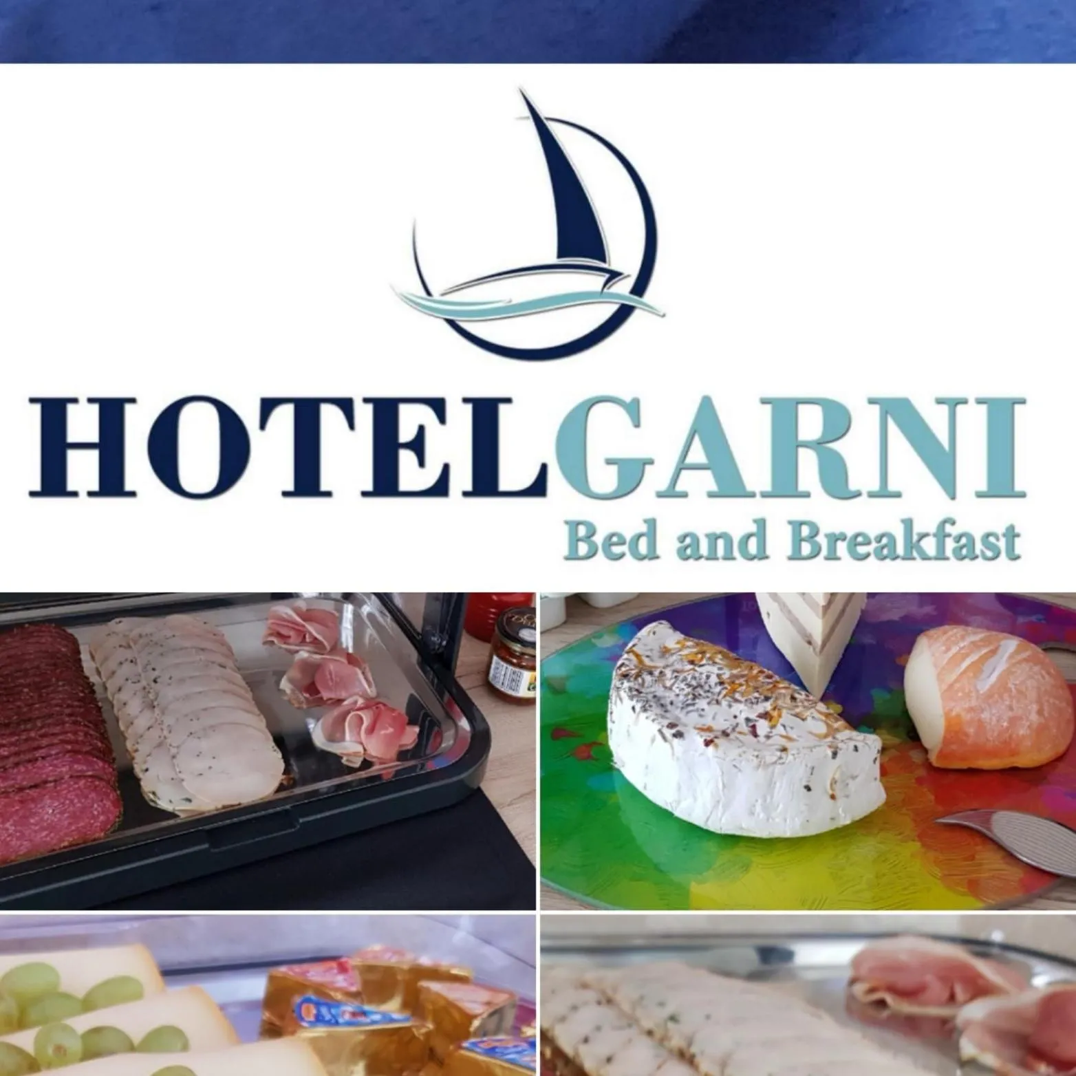 Property logo or sign in Hotel Garni