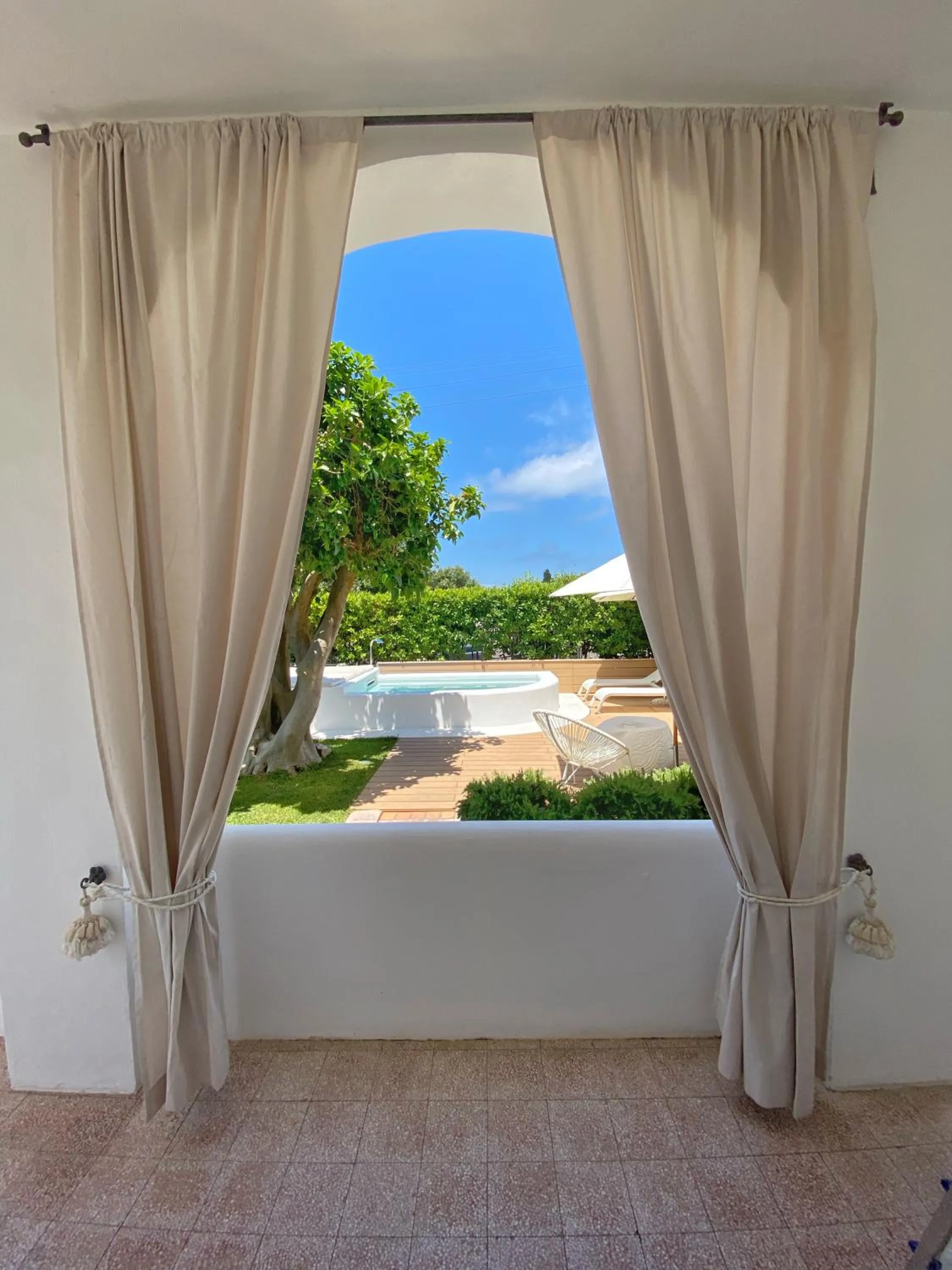 Pool view in La Giuliva Charming Rooms