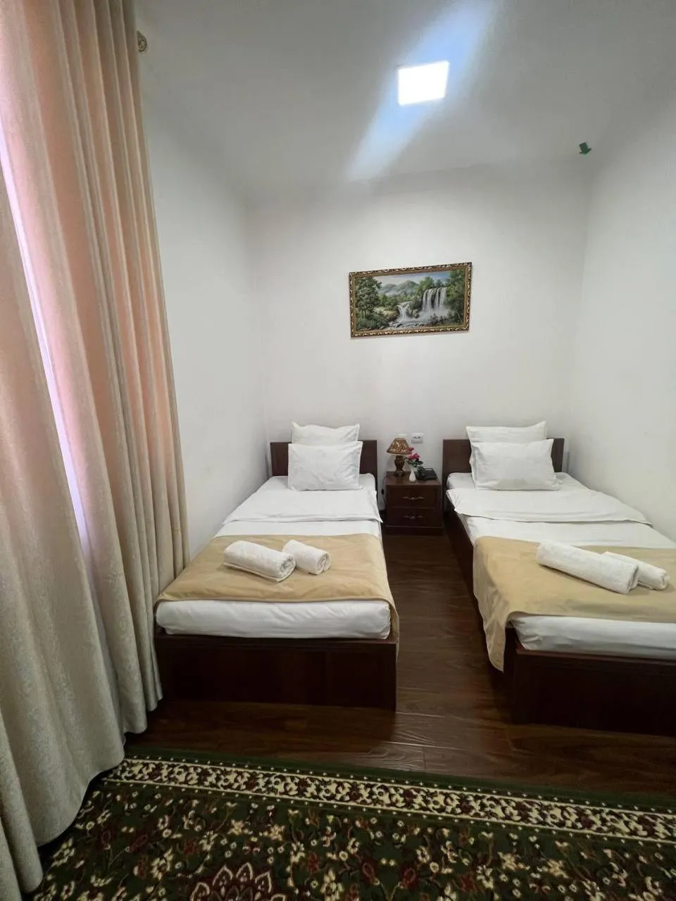 Bed in Karakalpak Palace Hotel