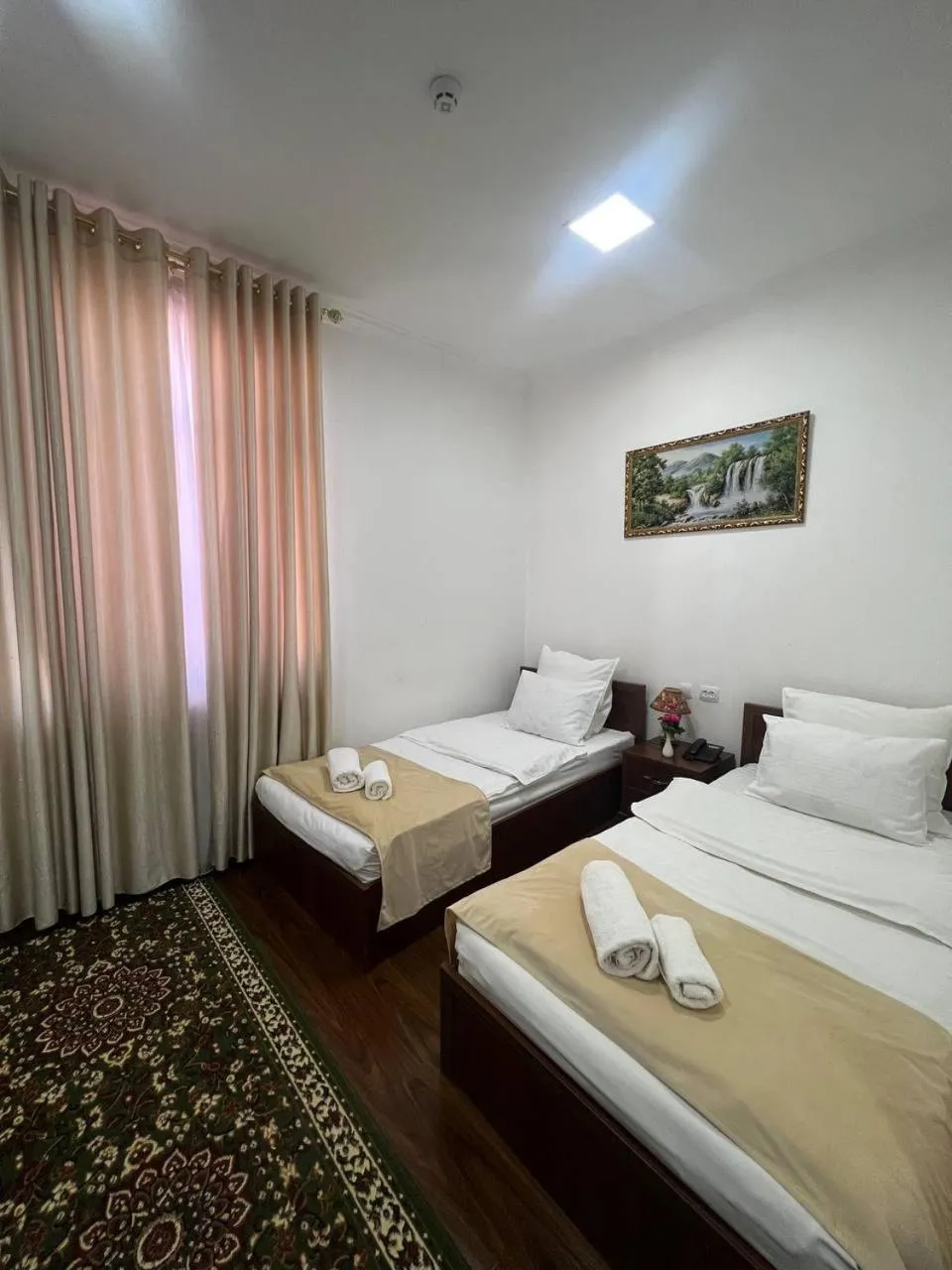 Bed in Karakalpak Palace Hotel