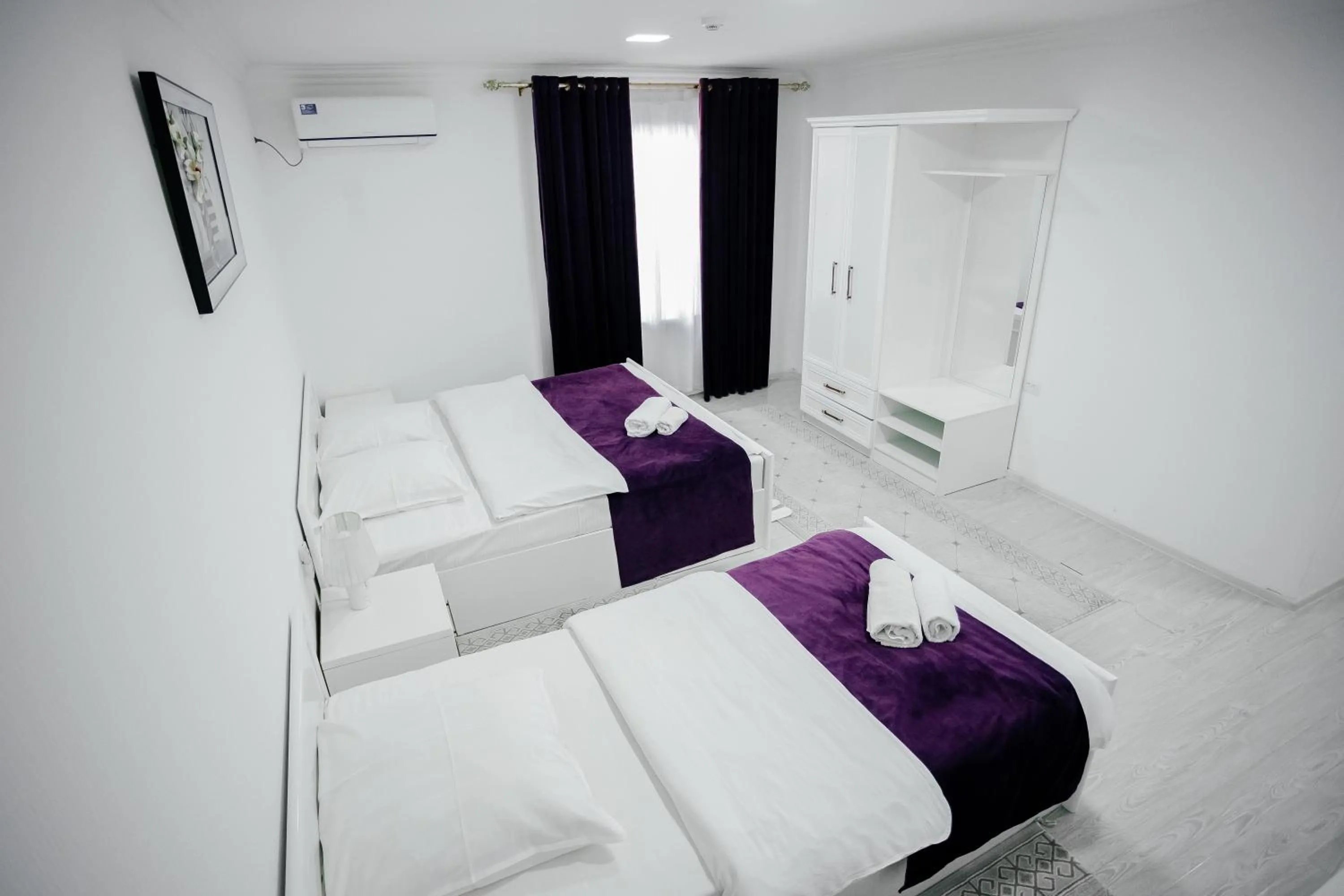 Bed in Karakalpak Palace Hotel