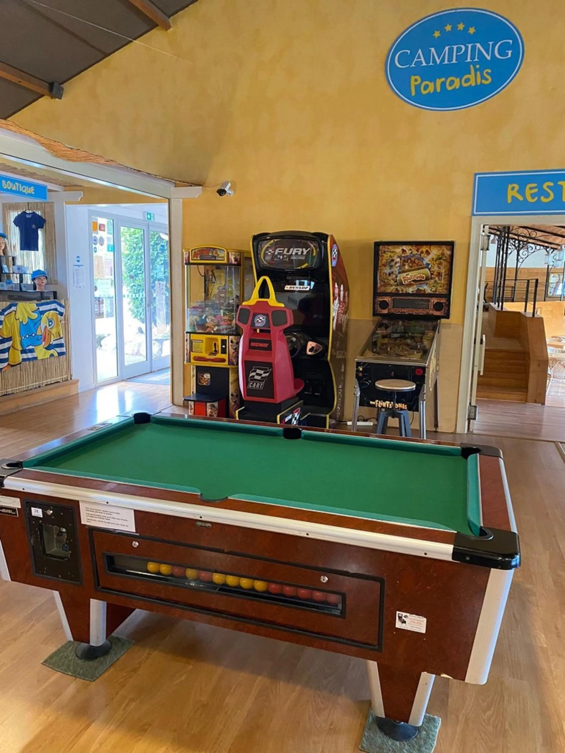 Game Room in Camping Marmotel