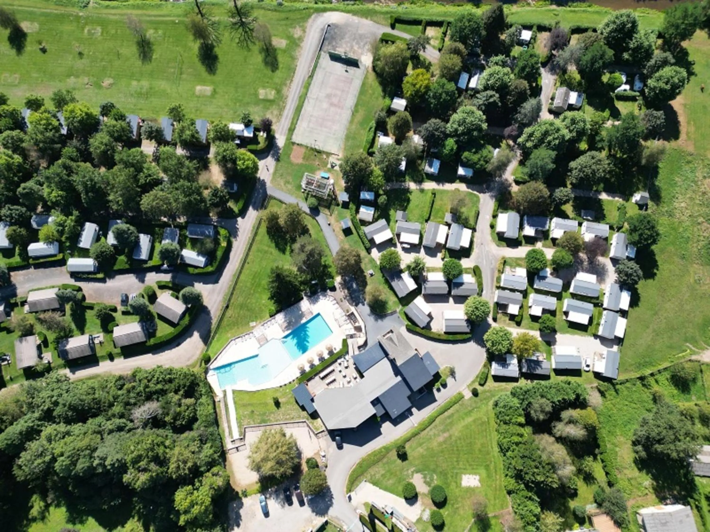 Bird's eye view in Camping Marmotel