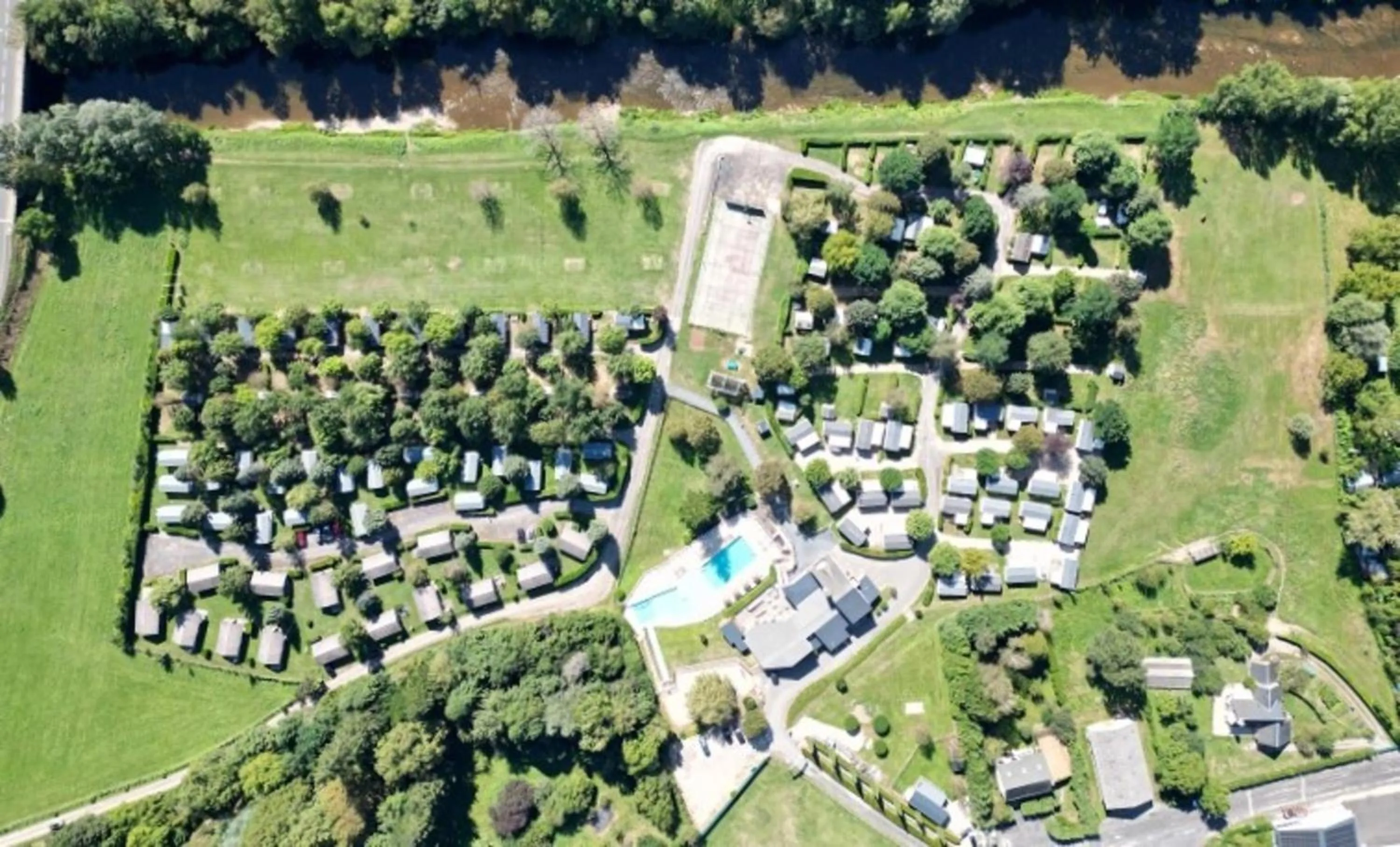 Bird's eye view in Camping Marmotel