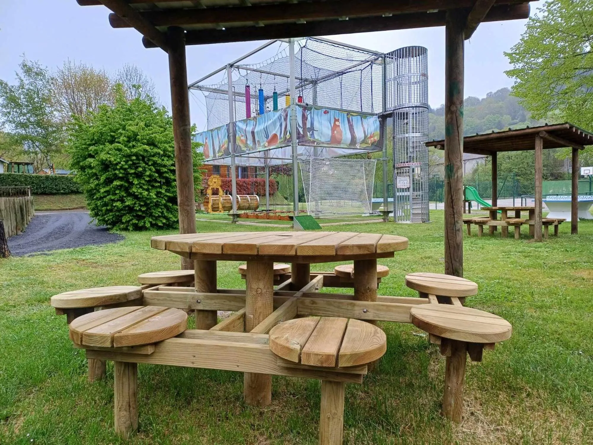 Children play ground in Camping Marmotel