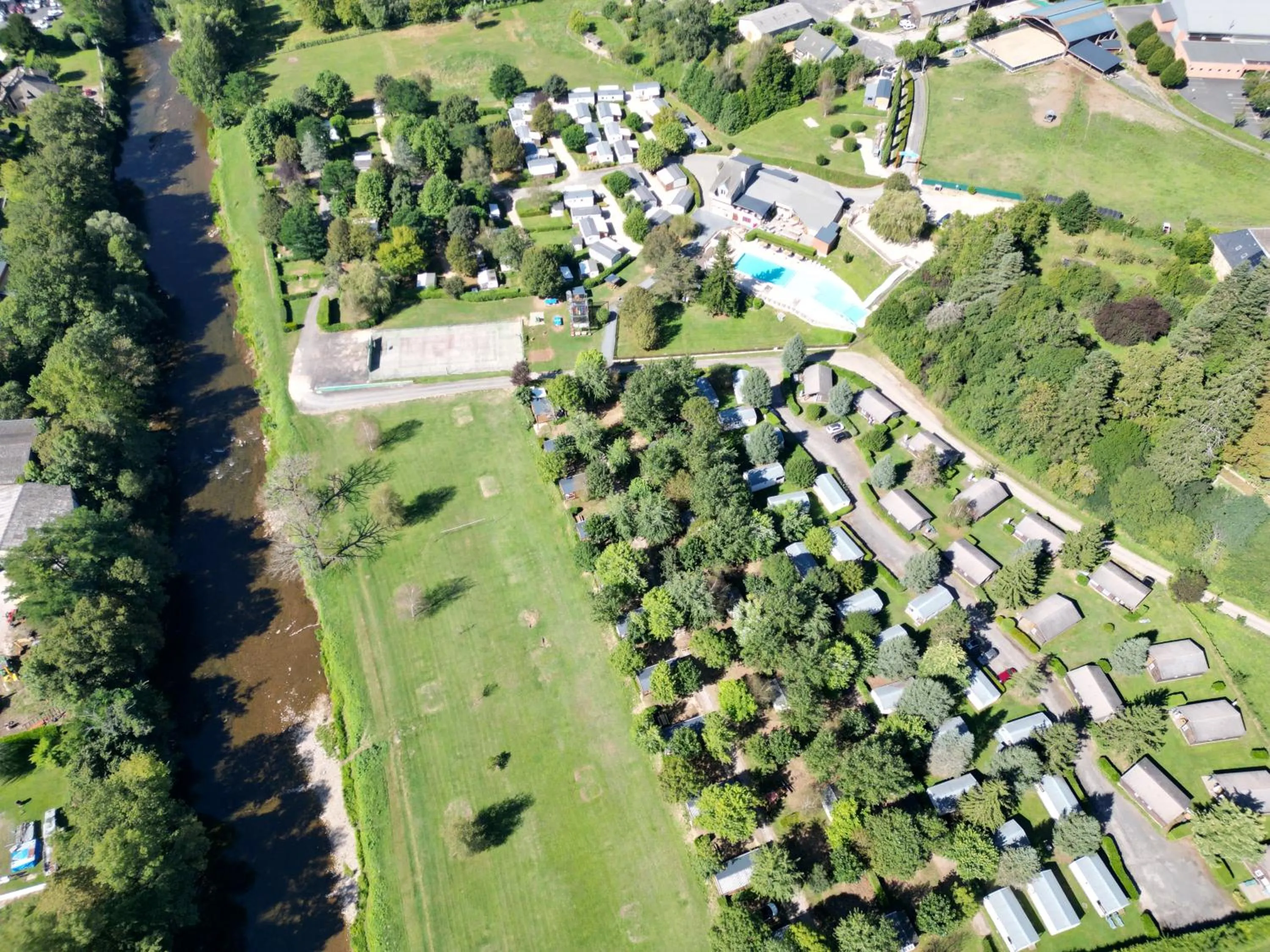 Bird's eye view in Camping Marmotel