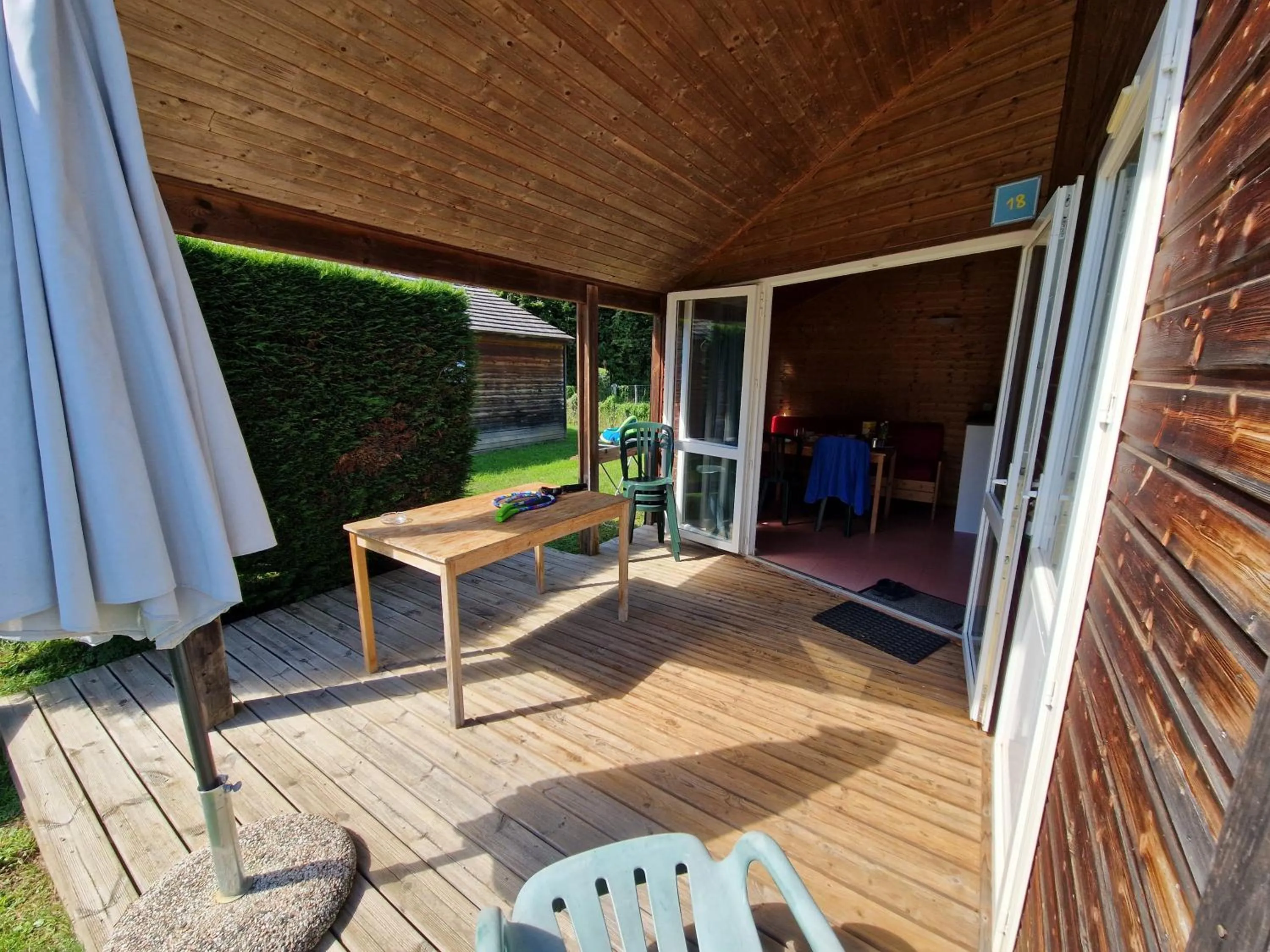 Patio in Camping Marmotel