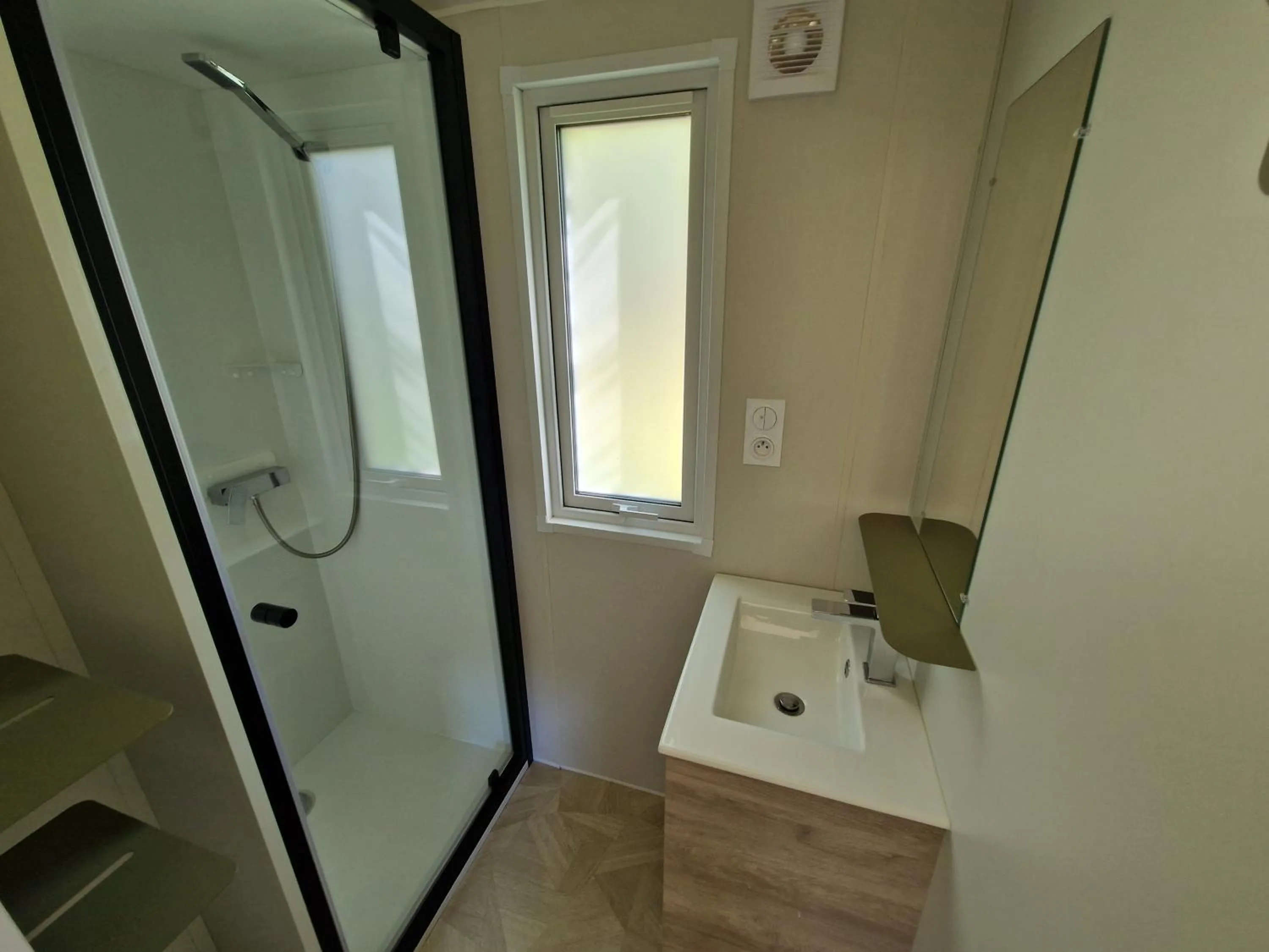 Shower in Camping Marmotel