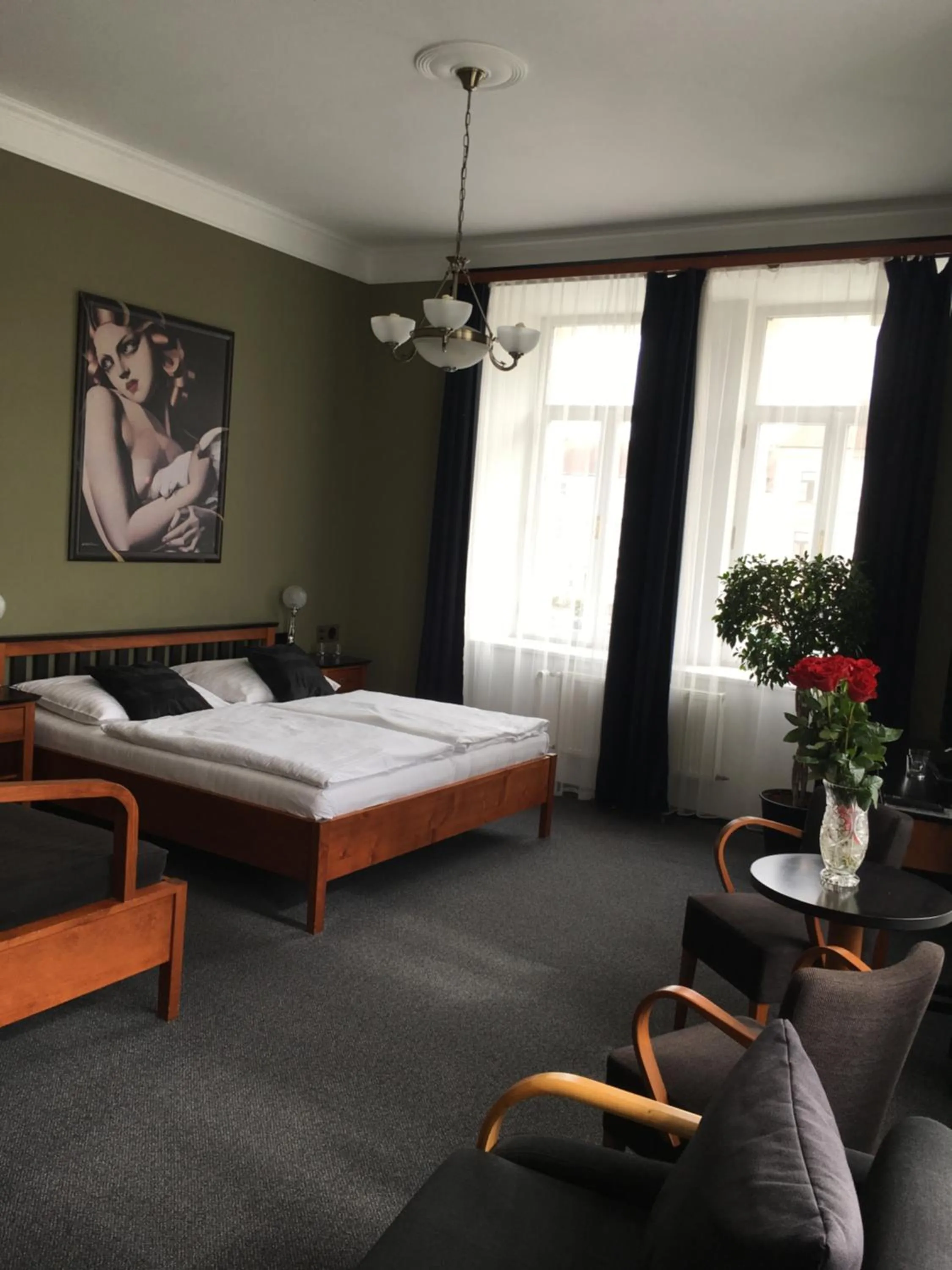 Bed in Hotel Havel