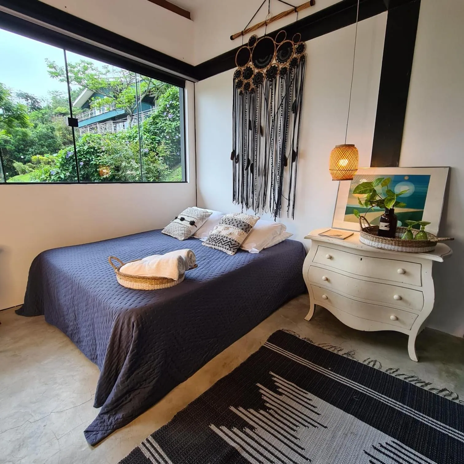 Bed in Vila Bambu Ilhabela, Santa Tereza
