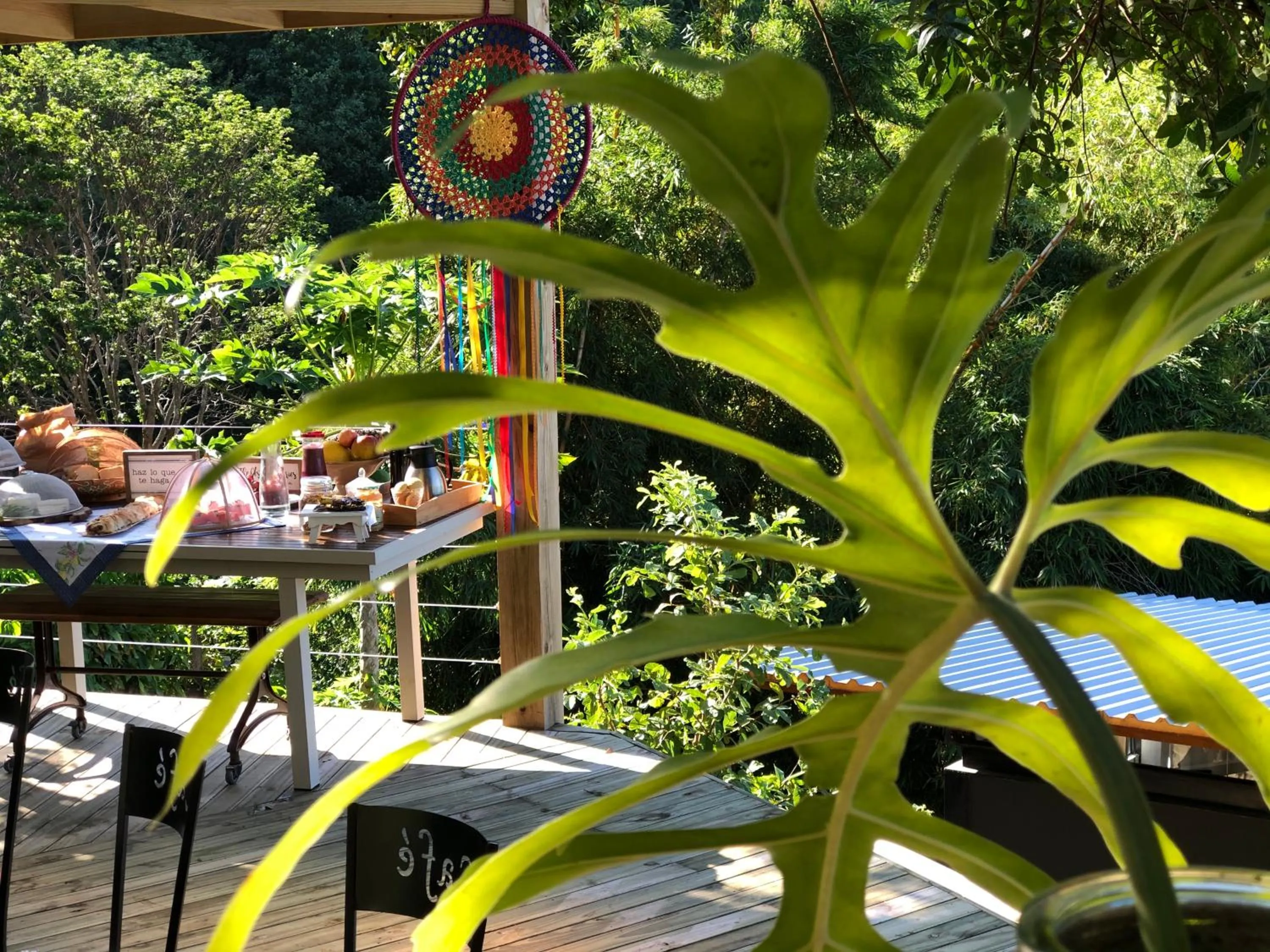 Patio in Vila Bambu Ilhabela, Santa Tereza