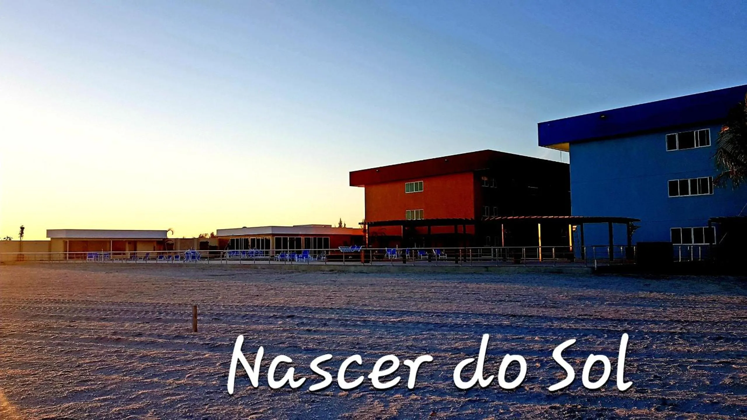 Sunrise in apart-hotel Golden Lake