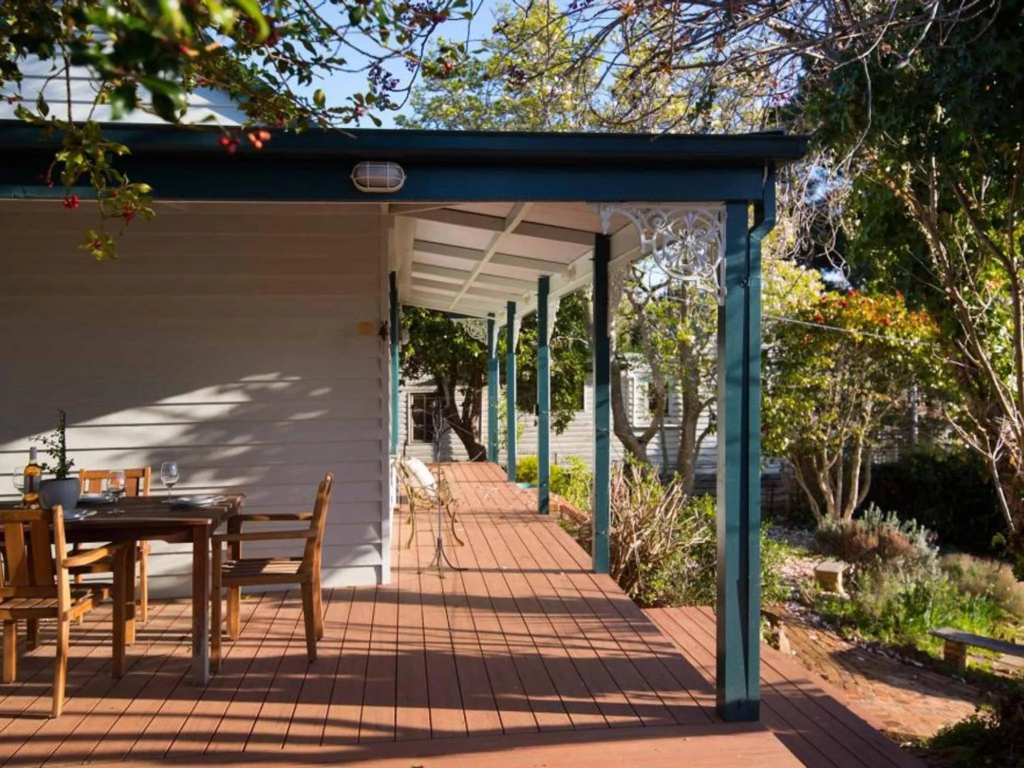 Balcony/Terrace in Gladville- old world charm with stunning views