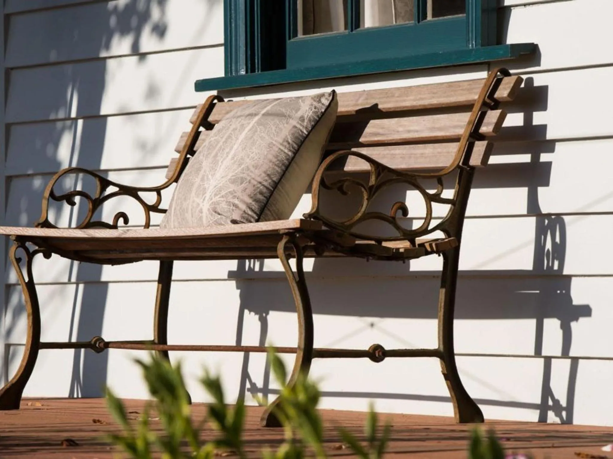 Seating area in Gladville- old world charm with stunning views