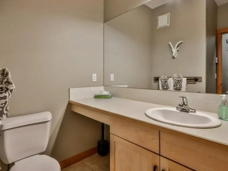 Toilet in Suites with Pool & Hot tubs managed by Little Sister Getaways