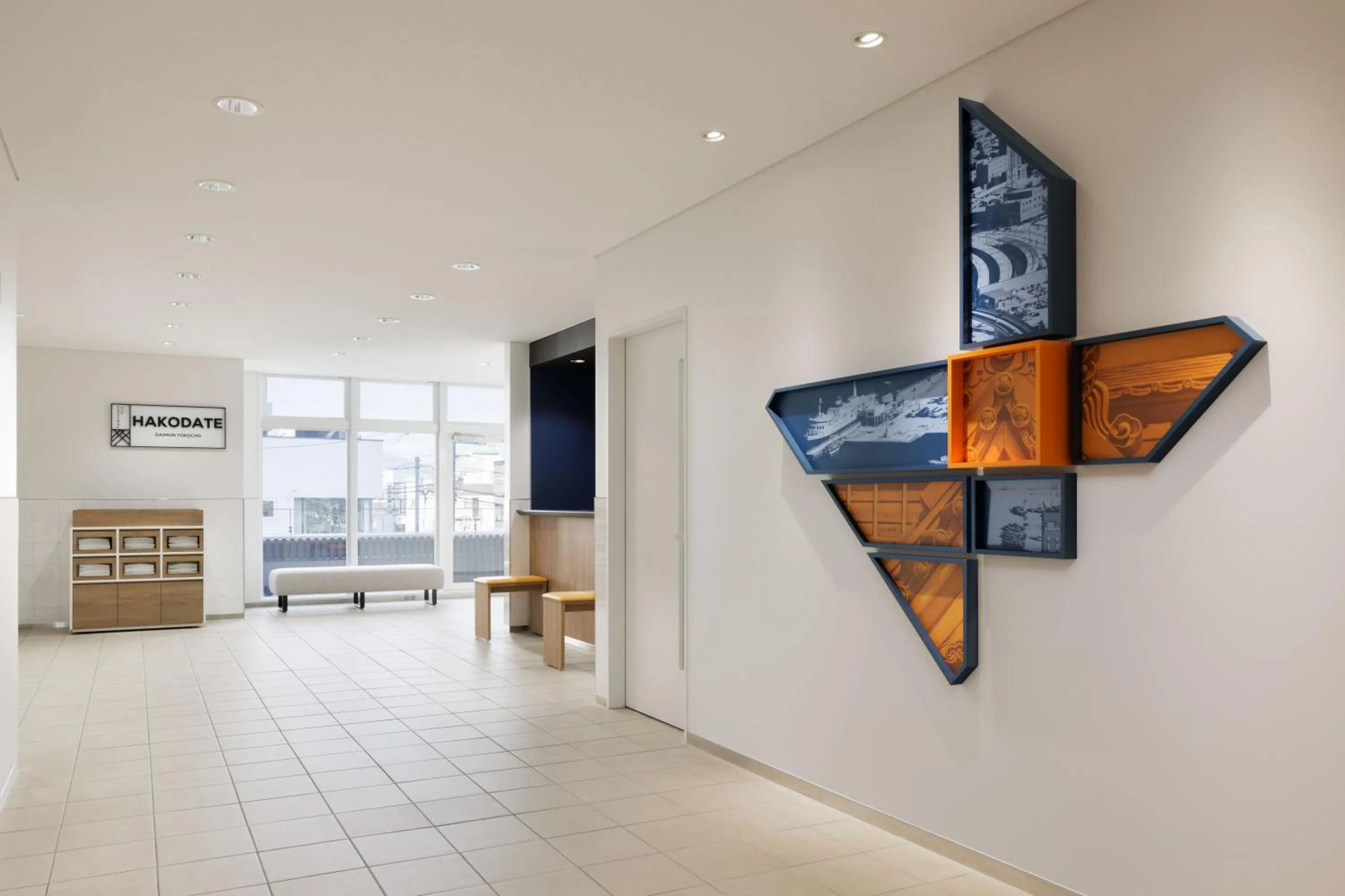 Lobby or reception in UNIZO INN Express Hakodate Ekimae