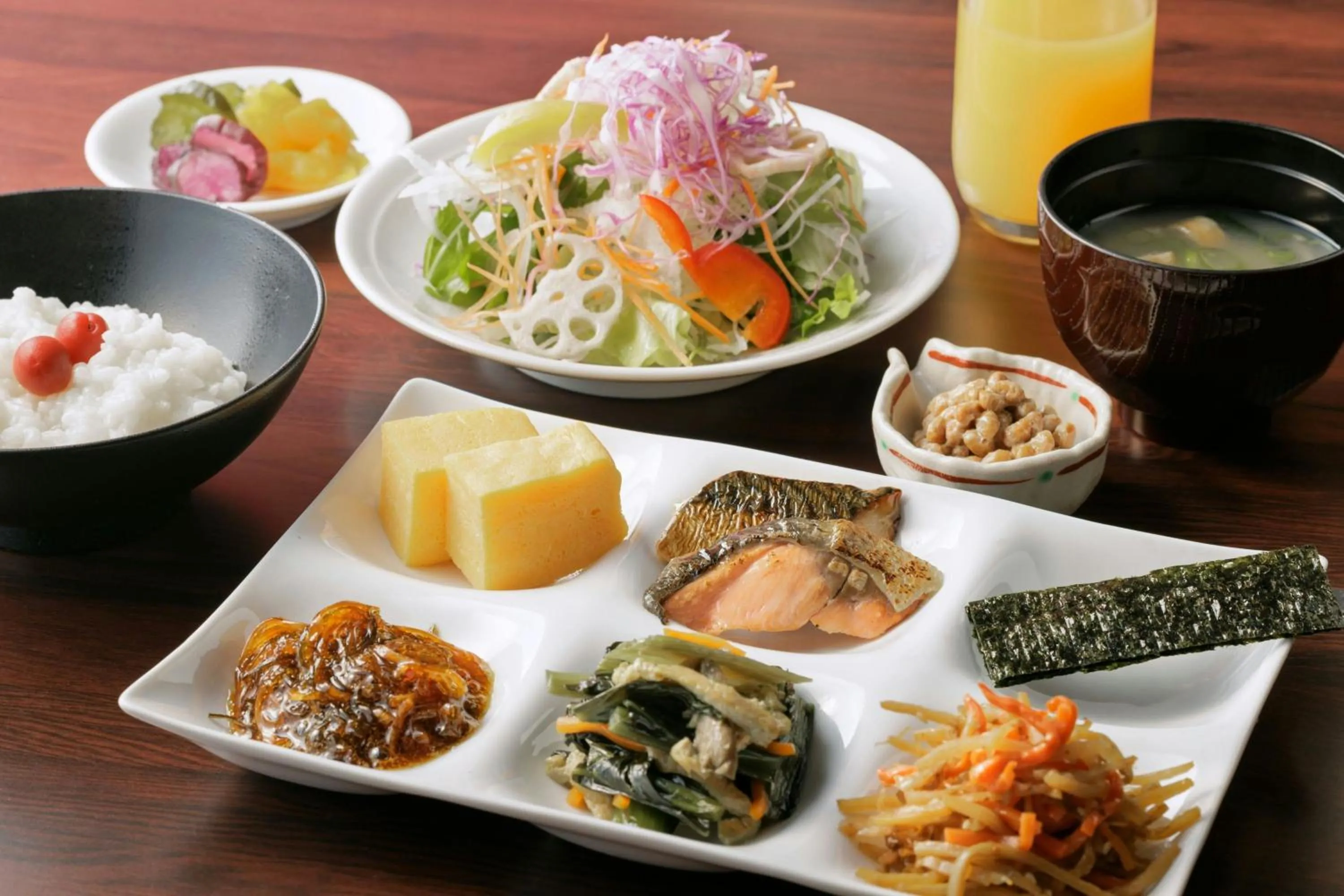 Breakfast in UNIZO INN Express Hakodate Ekimae