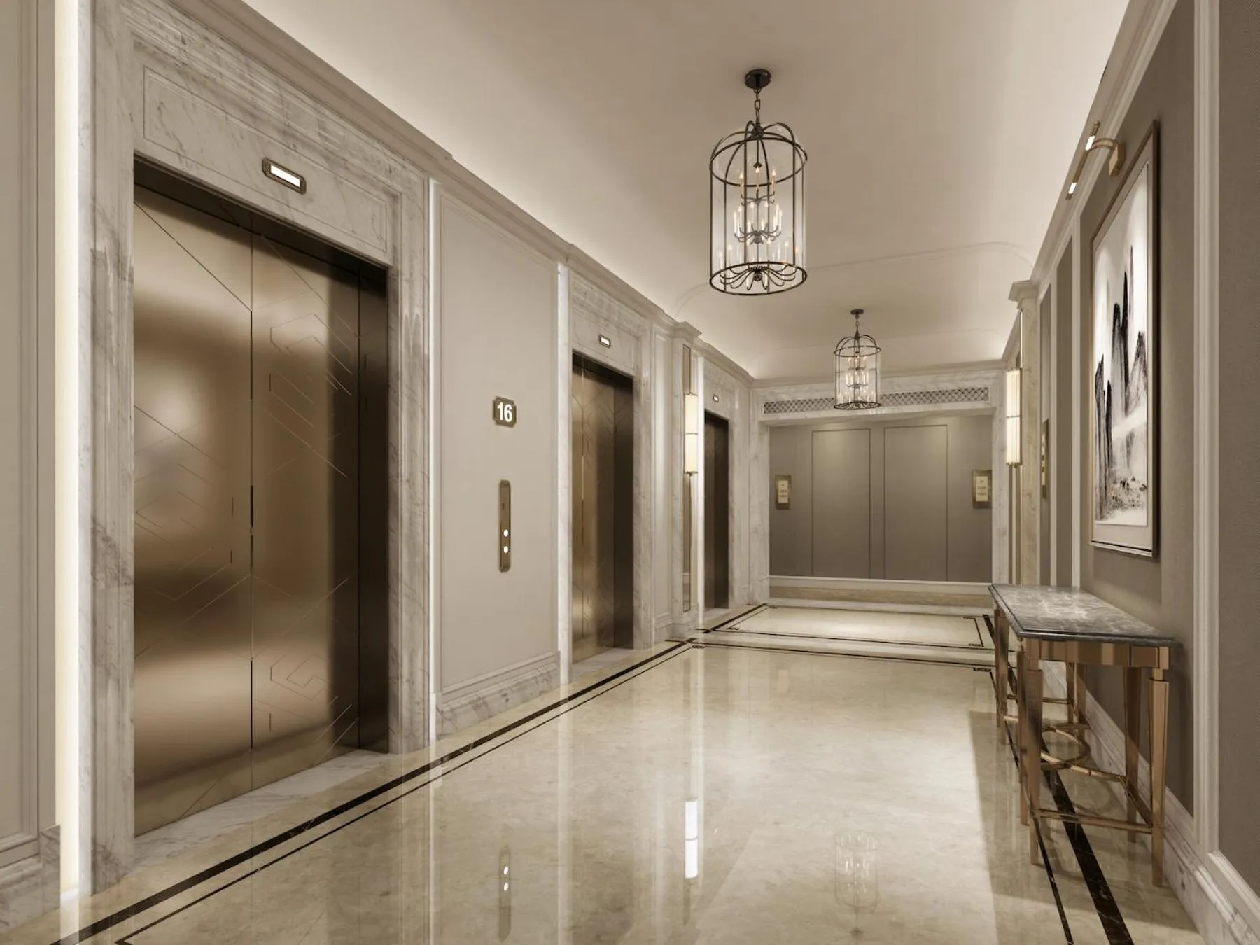 Decorative detail in Jeurong Hotel Shanghai