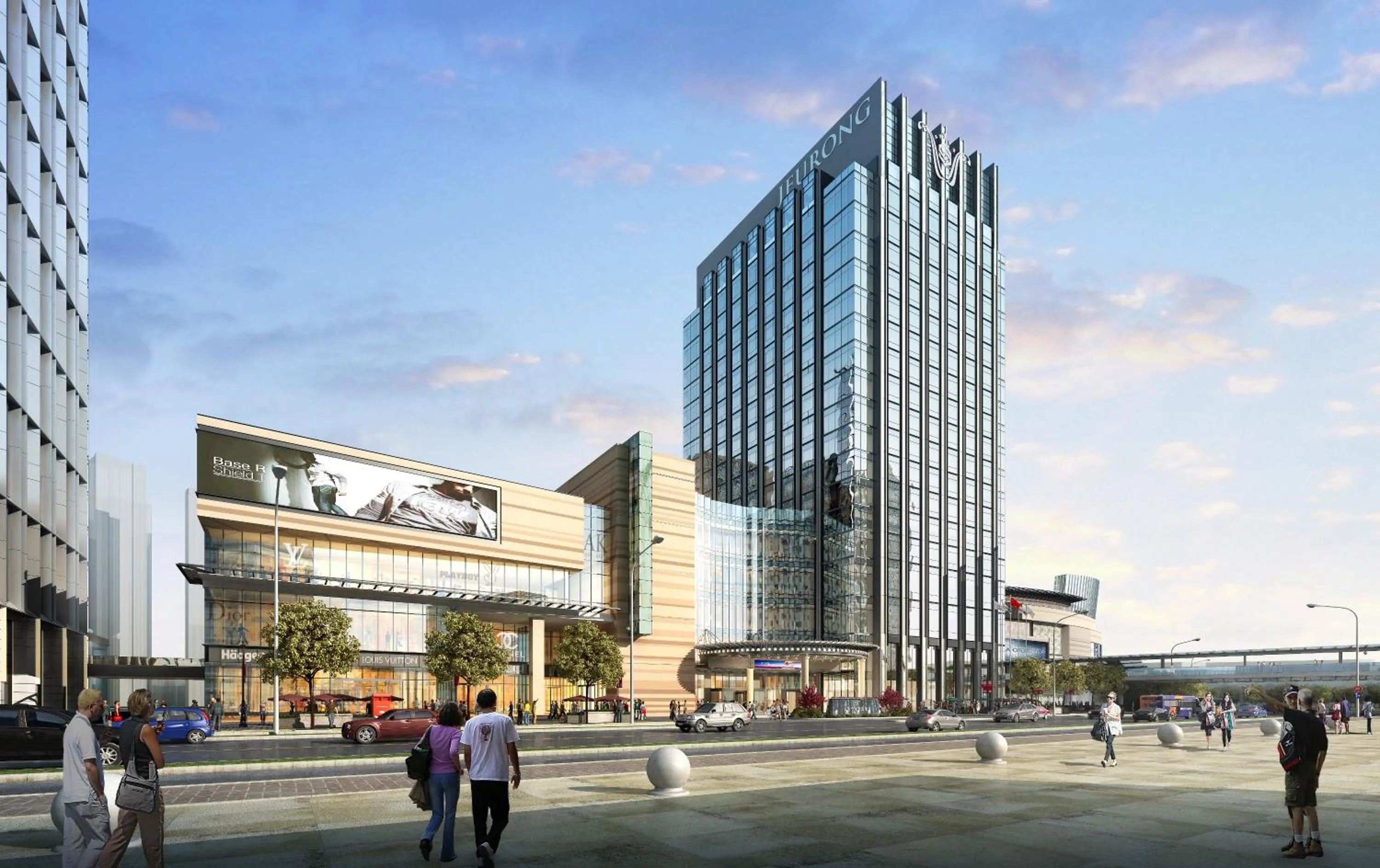 Street view in Jeurong Hotel Shanghai