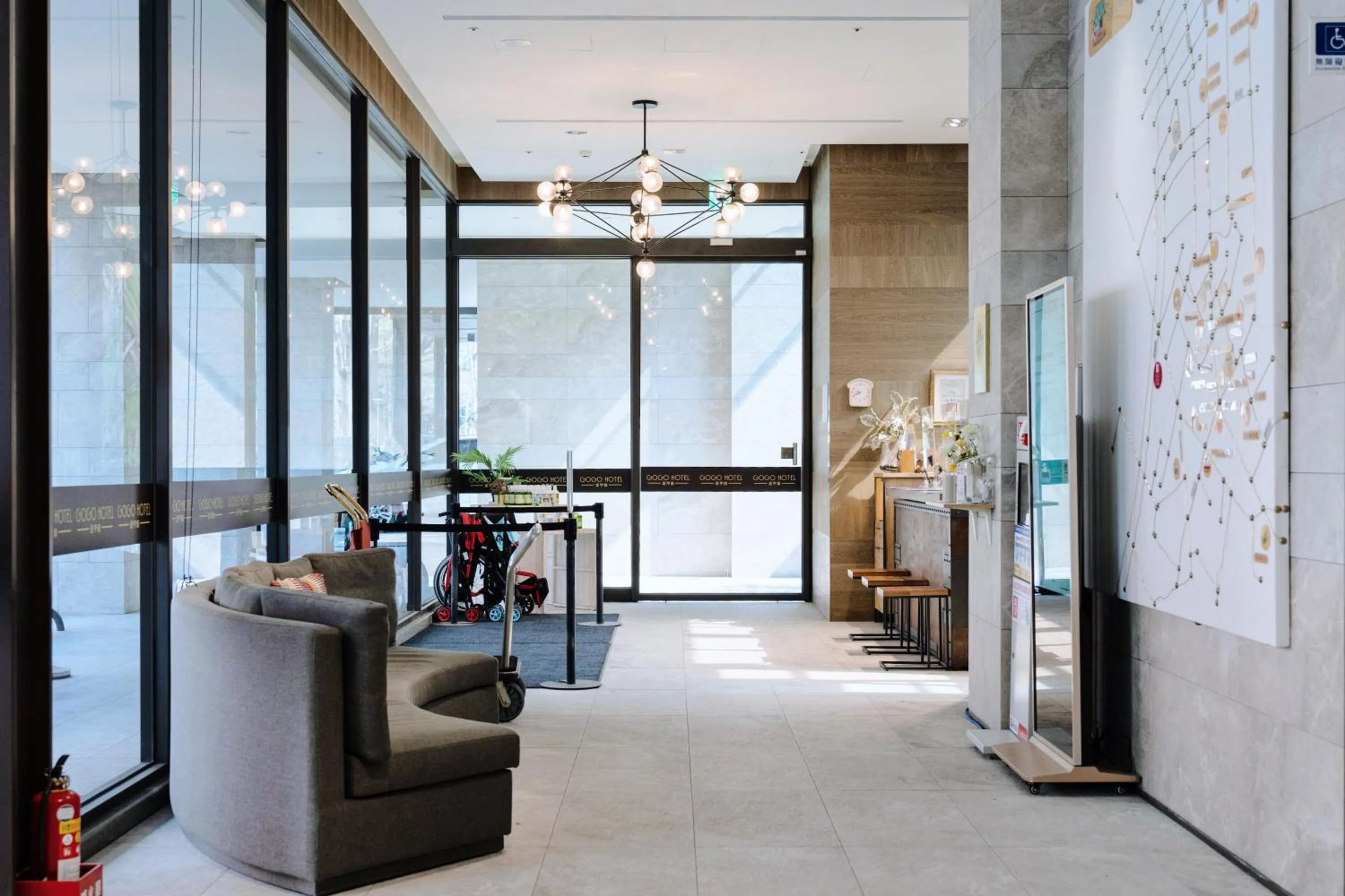 Lobby or reception in GOGO Hotel 逢甲館