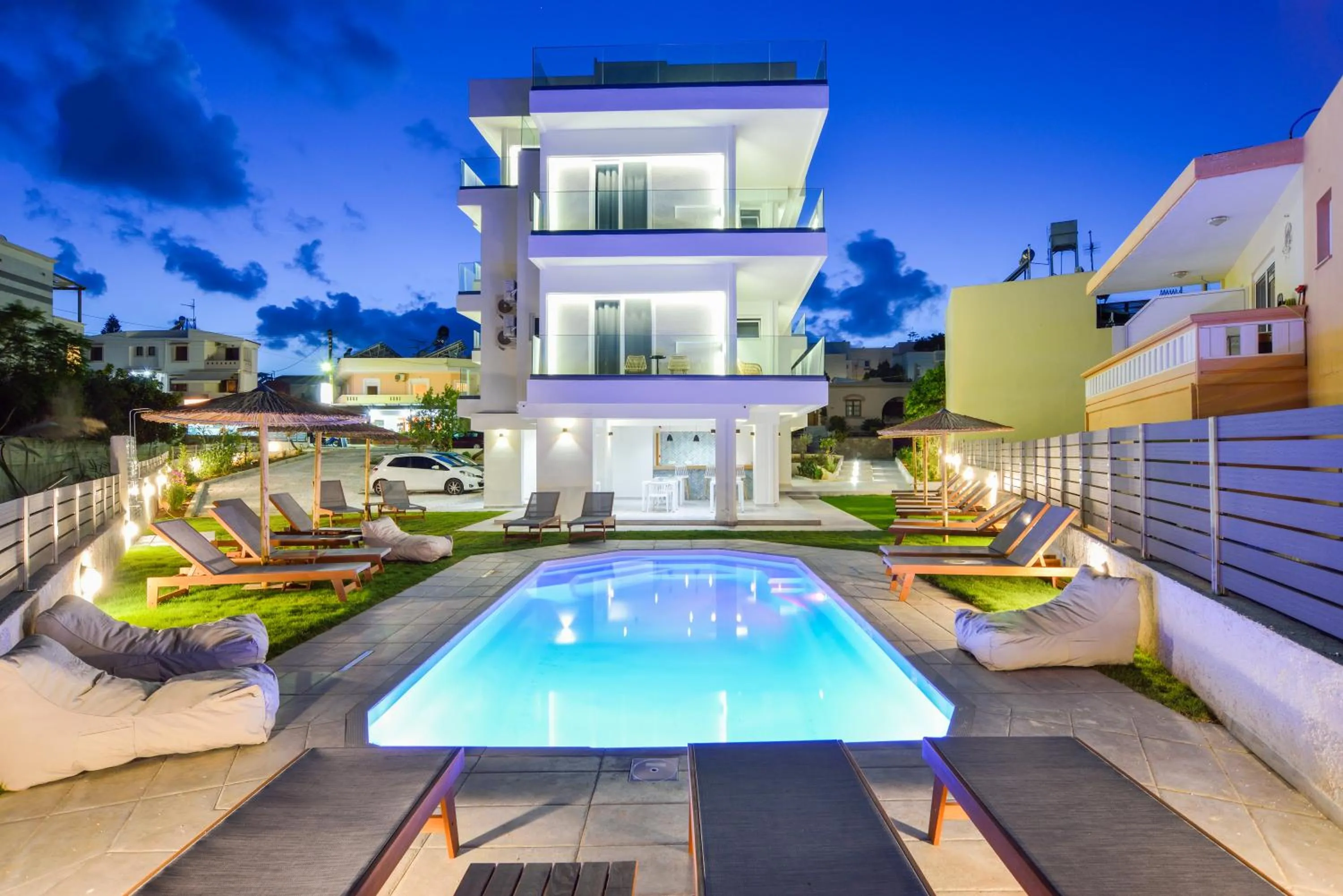 Pool view in Elia Kalamaki Hotel