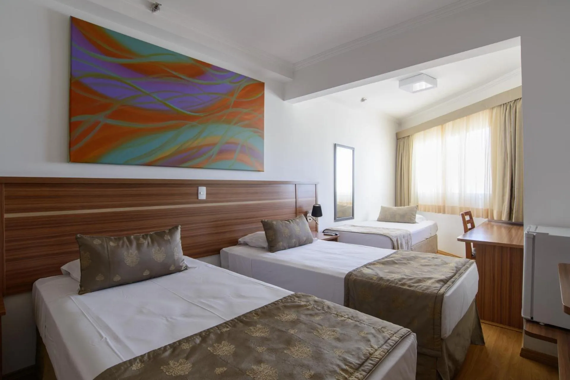 Bed in Faro Hotel São José dos Campos