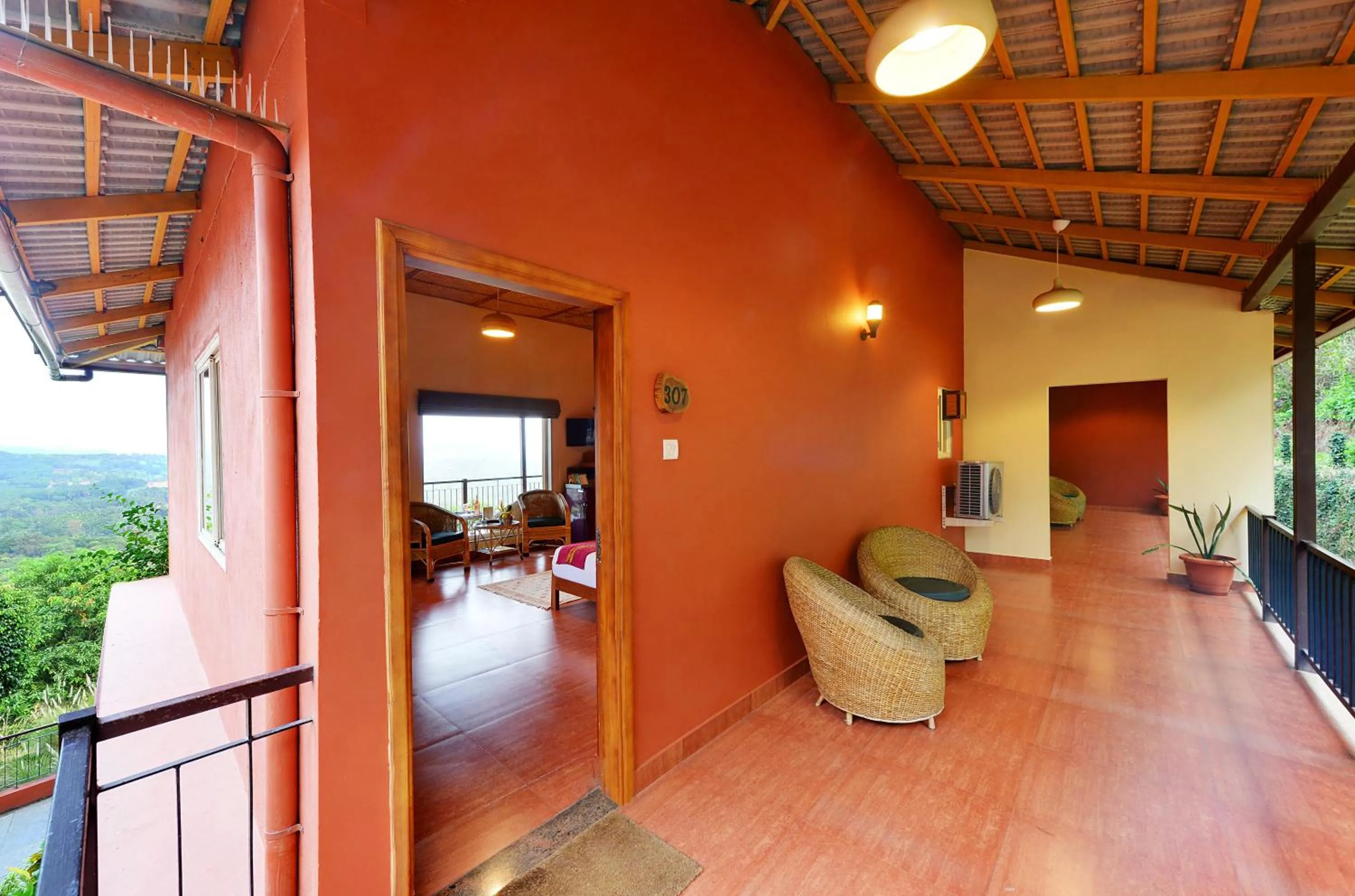 Balcony/Terrace in The Estate Resort , Mangalore